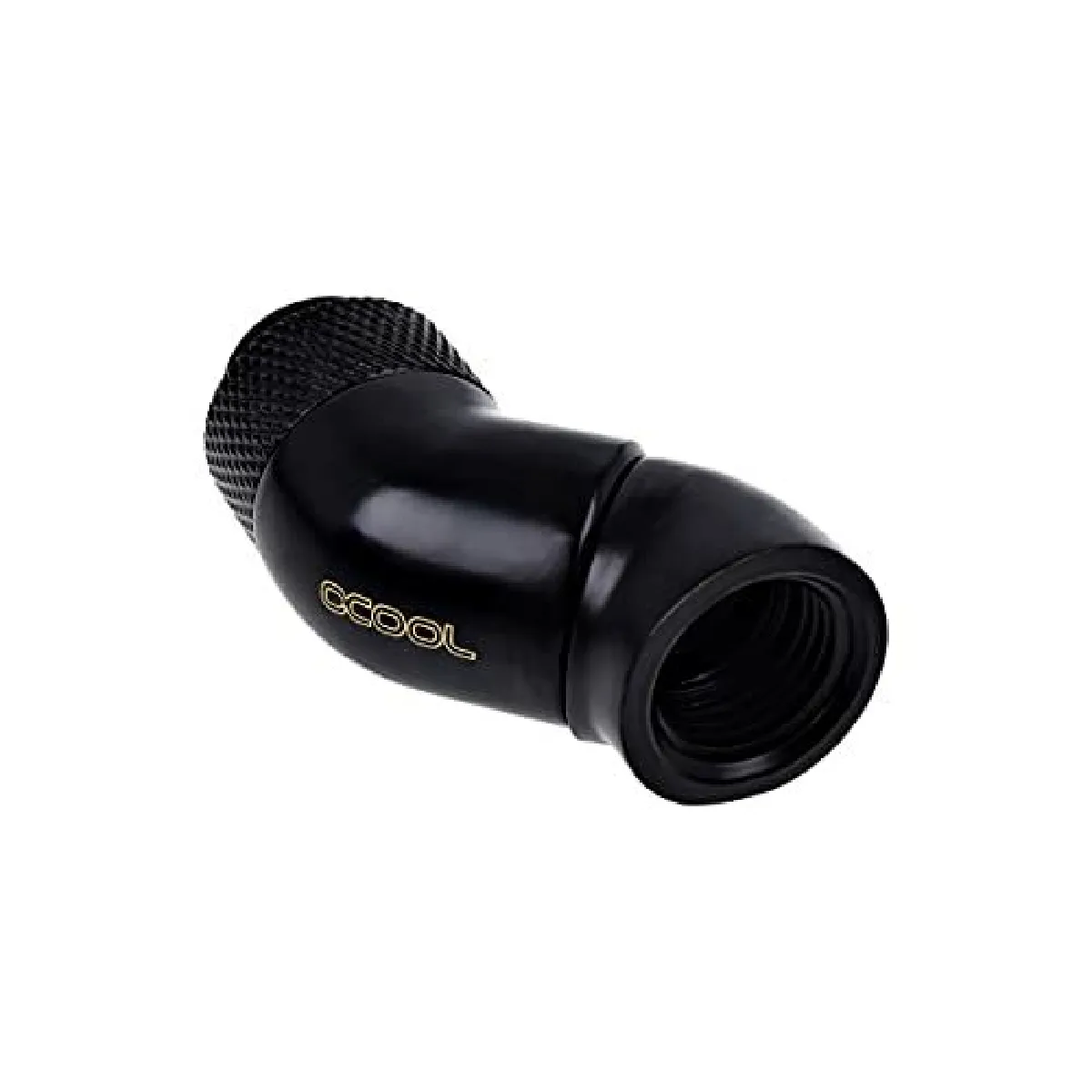 Alphacool Noir Raccord Rotatif Double 45°