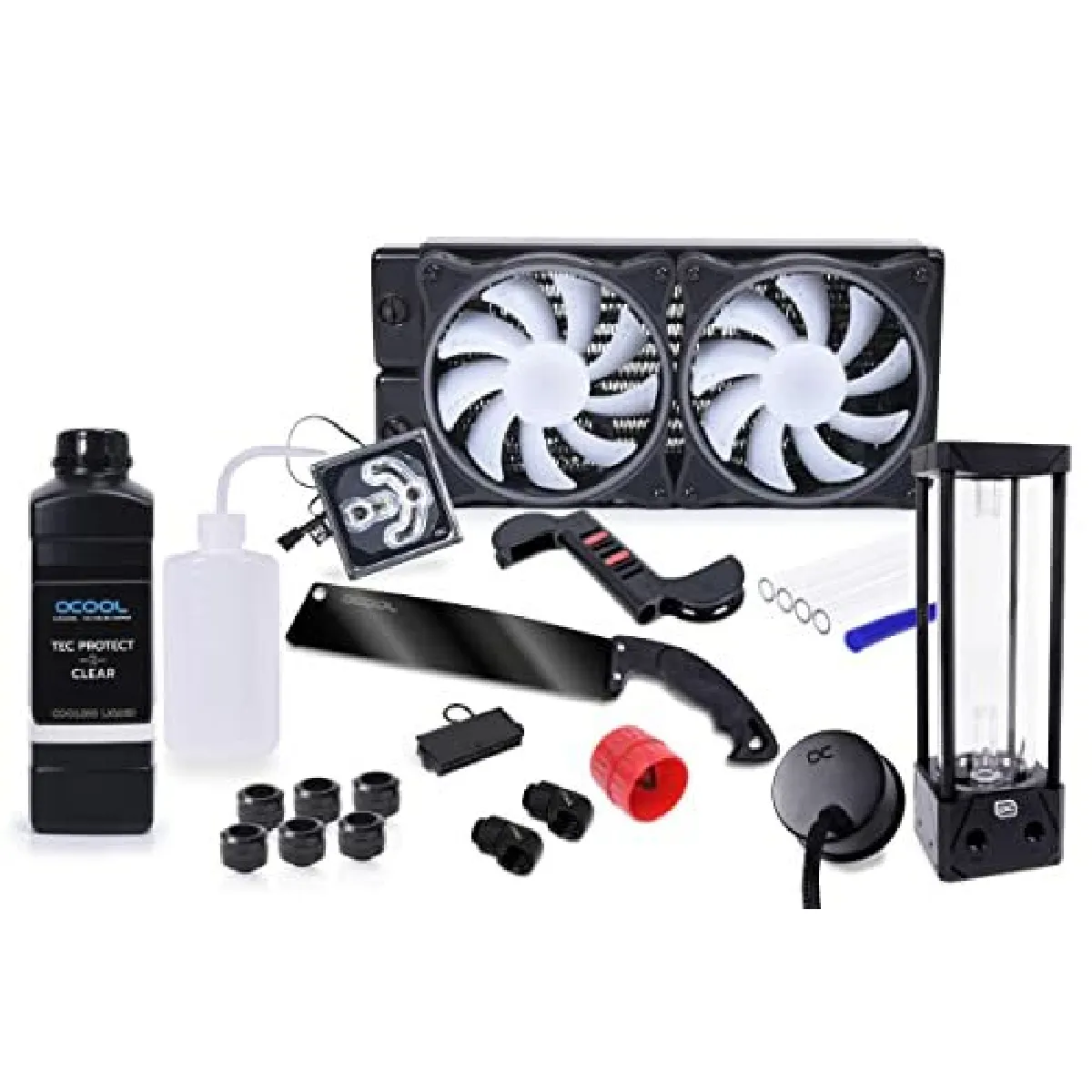 ALPHACOOL  kit watercooling Core Hurrican 240mm - Noir