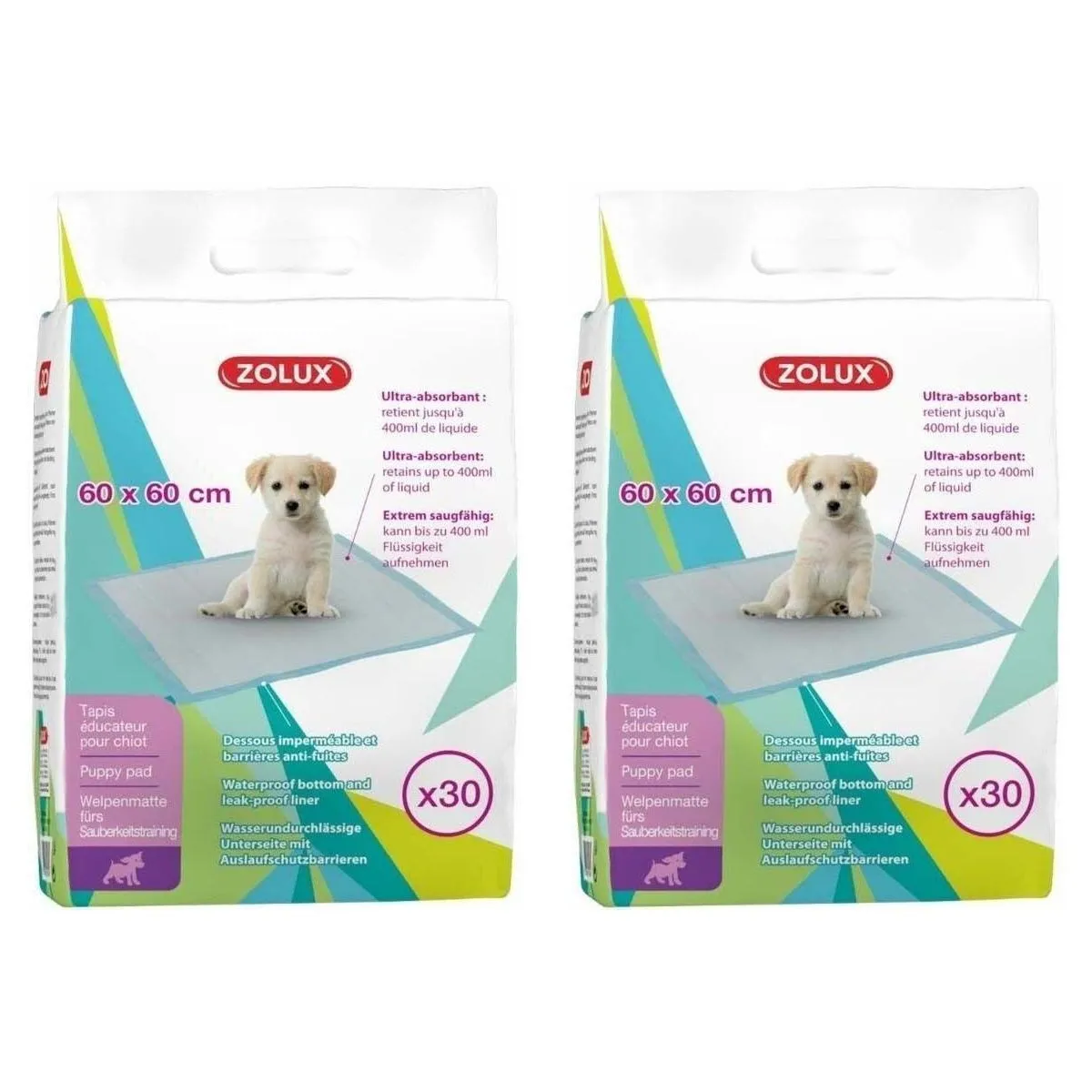 Comparer les prix de Tapis Éducateur Ultra-Absorbant Pour Chiots (Lot De 2)