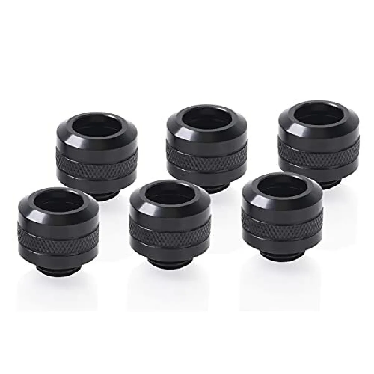Alphacool - Raccords à compression Eiszapfen Pro - pour tube 13mm - Noir - Lot de 6 - Image 5