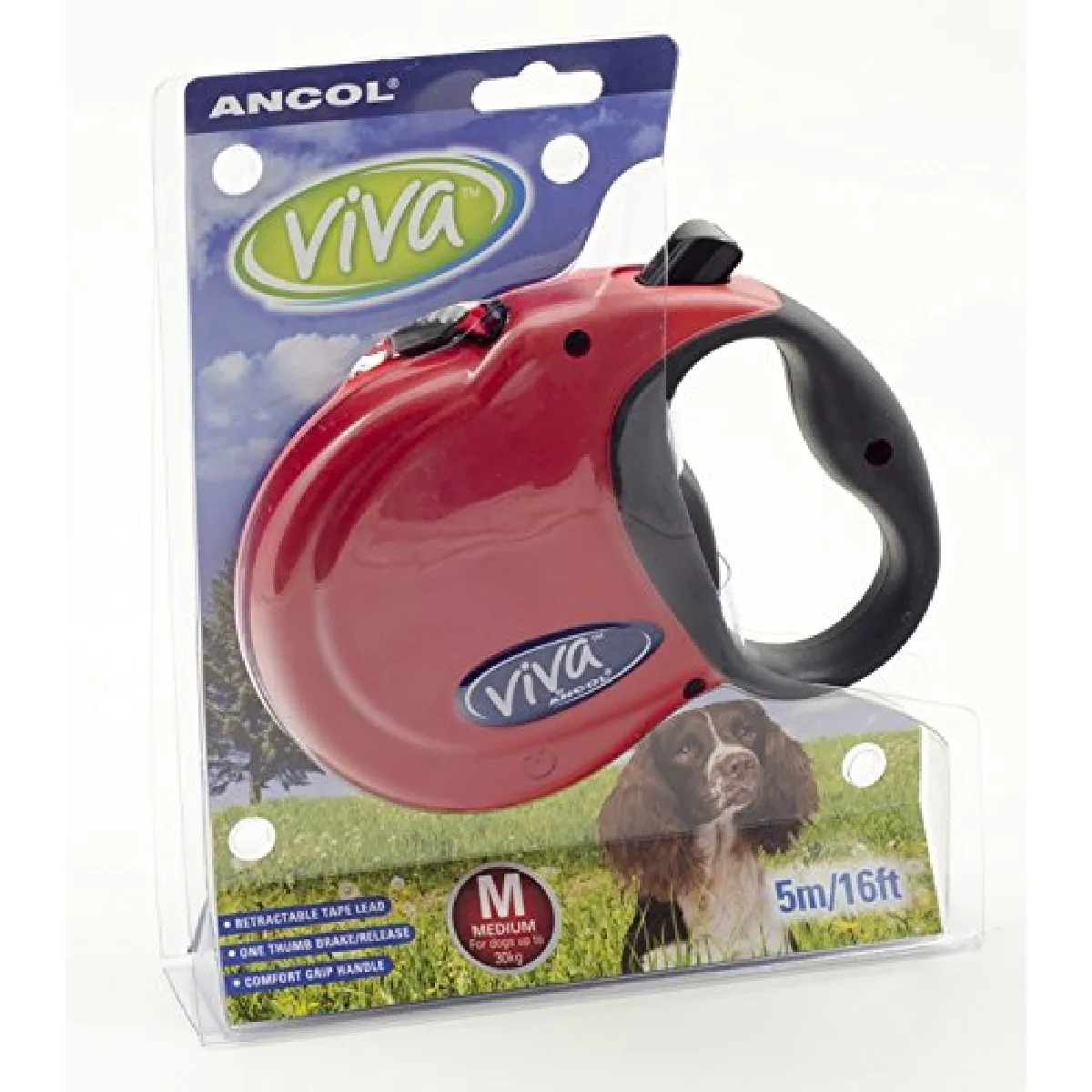 Meilleurs prix pour Viva Laisse rétractable 5 m et 608 m en Noir, Rouge, Bleu et Framboise