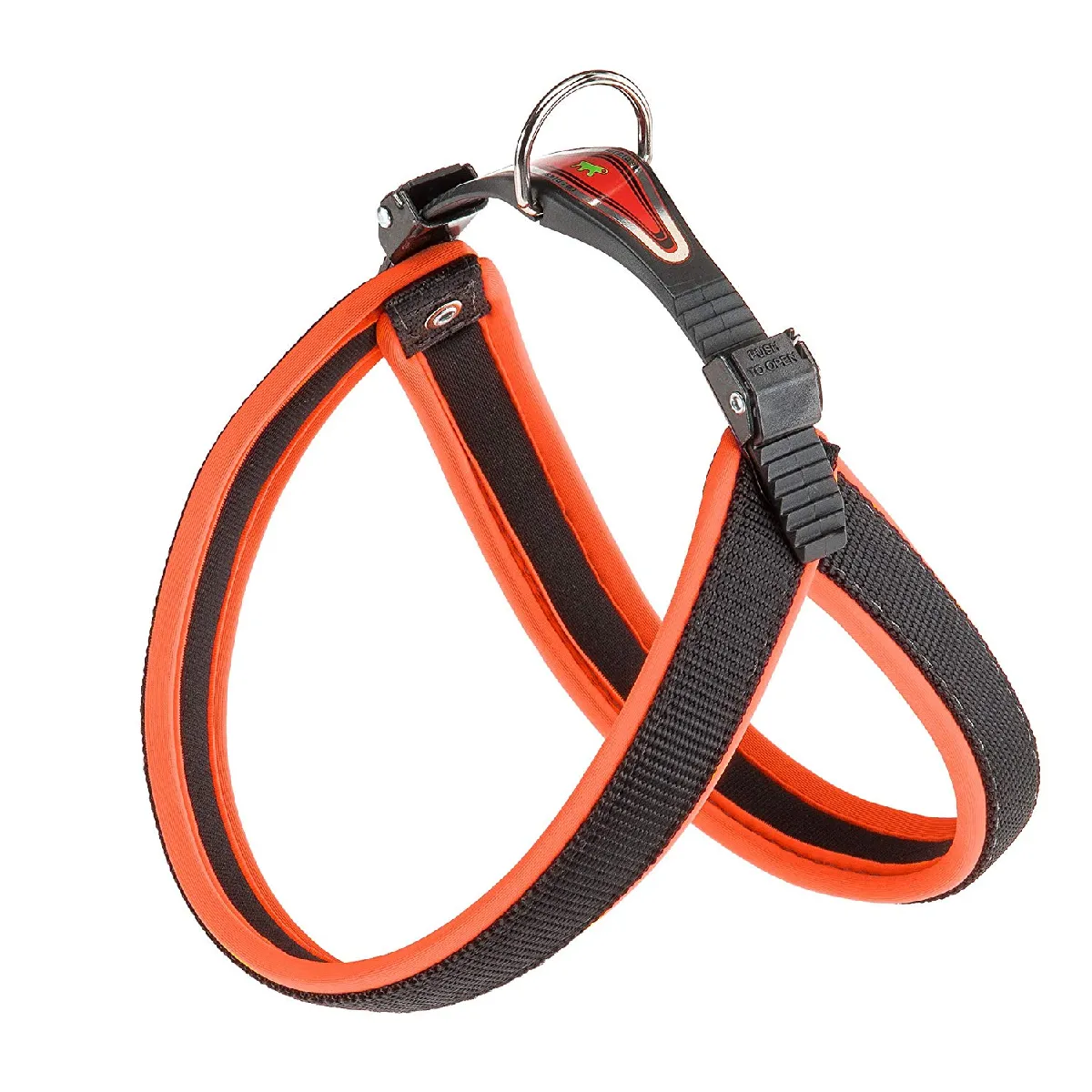 FERPLAST  Agila Fluo 3 Harnais pour Chien Orange 42 cm x 50 cm x 15 mm