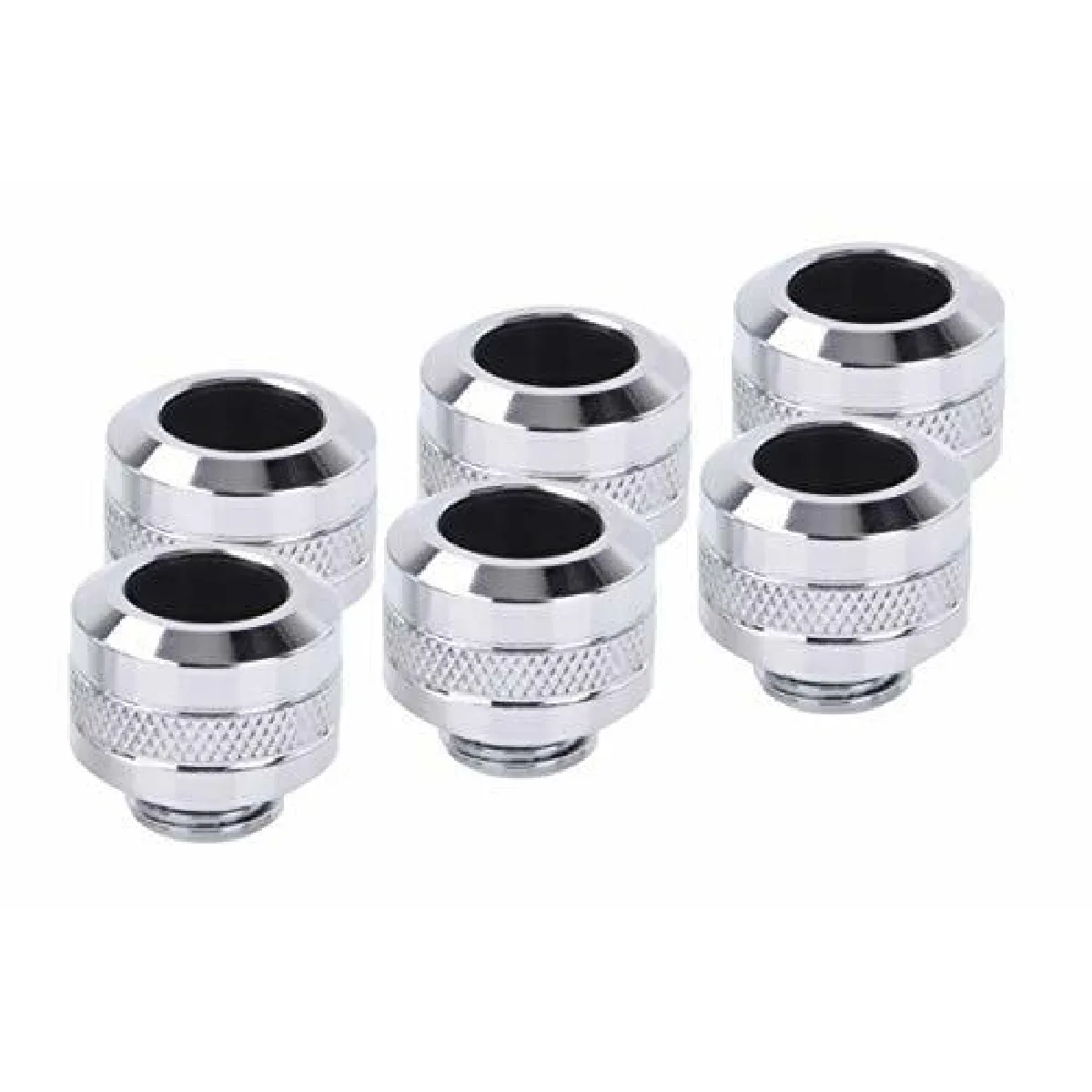 Refrigeration Liquide Alphacool Kit raccords laiton chromé 1/4" 20 mm - Image 5