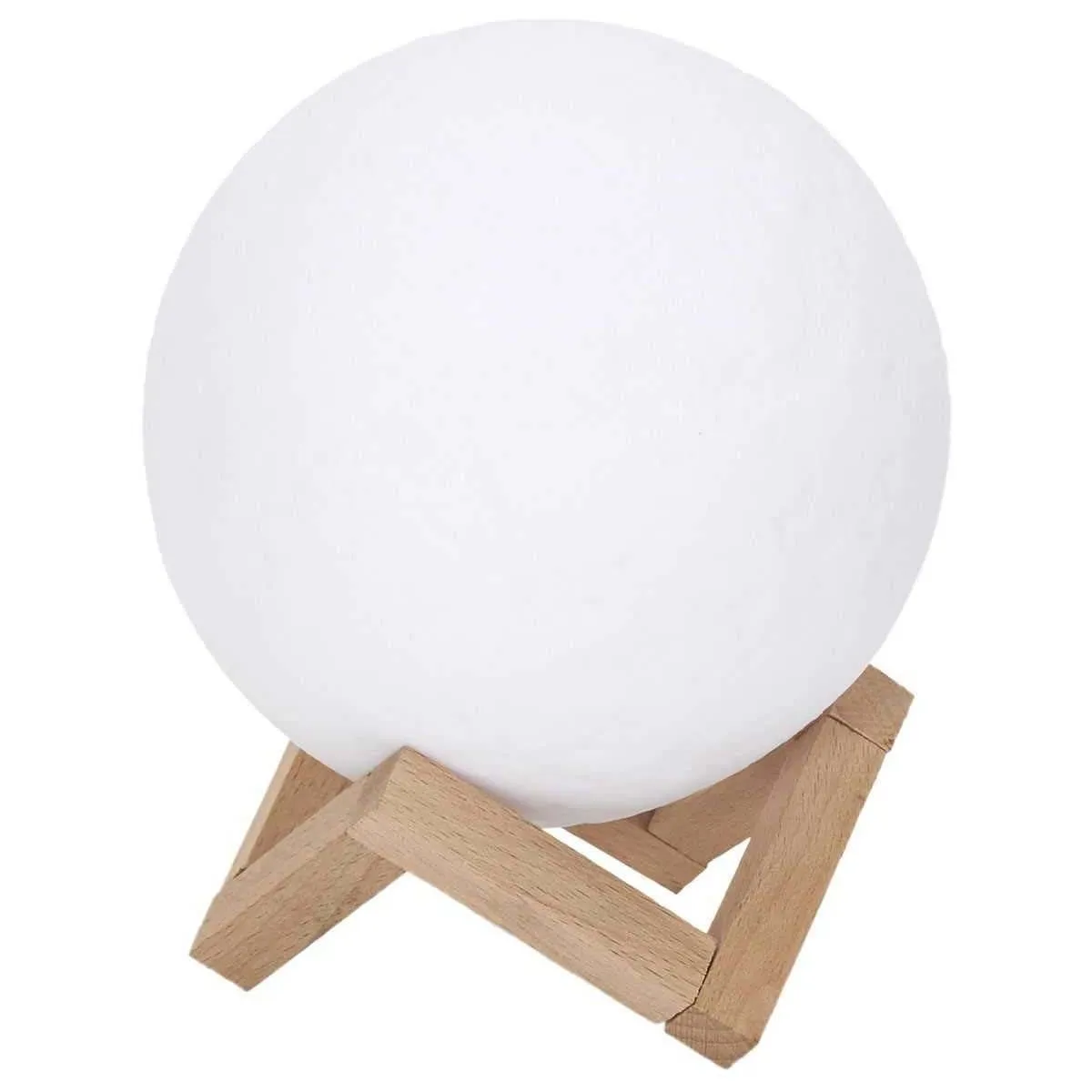The_home_deco_factory Lampe lune rechargeable - Blanc The_home_deco_factory Lampe lune rechargeable - Blanc