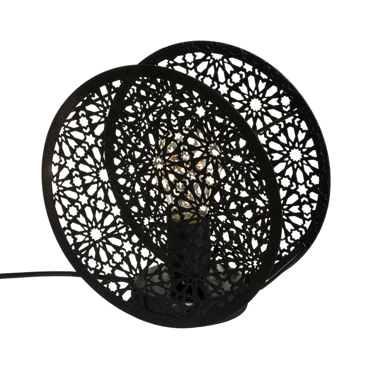 Atmosphera Lampe à poser Lonzo - Noir Atmosphera Lampe à poser Lonzo - Noir