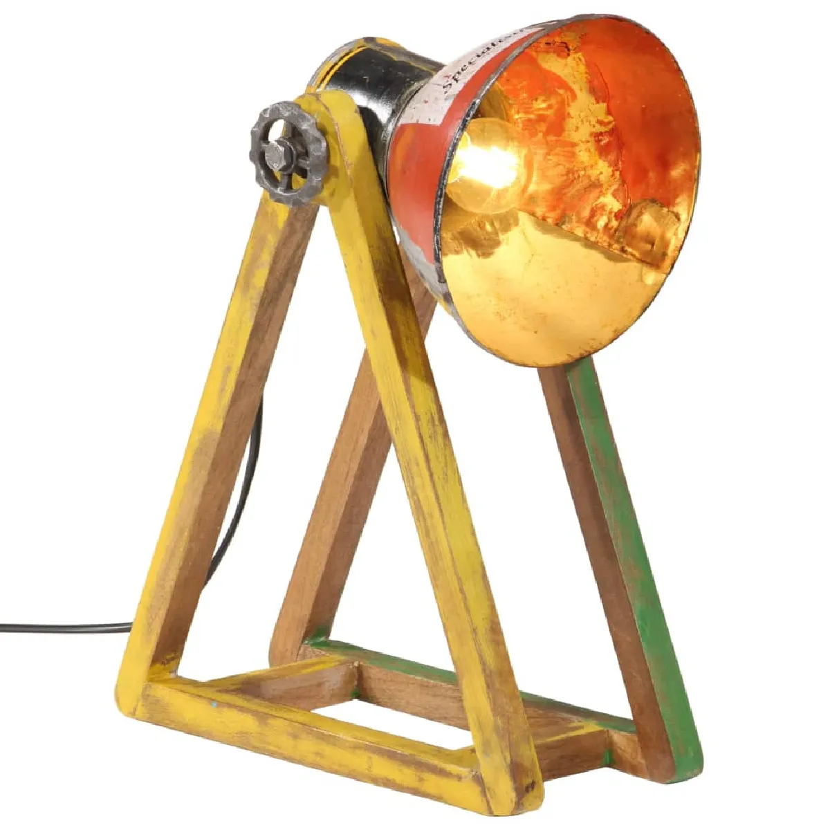vidaXL Lampe de bureau - Multicolore