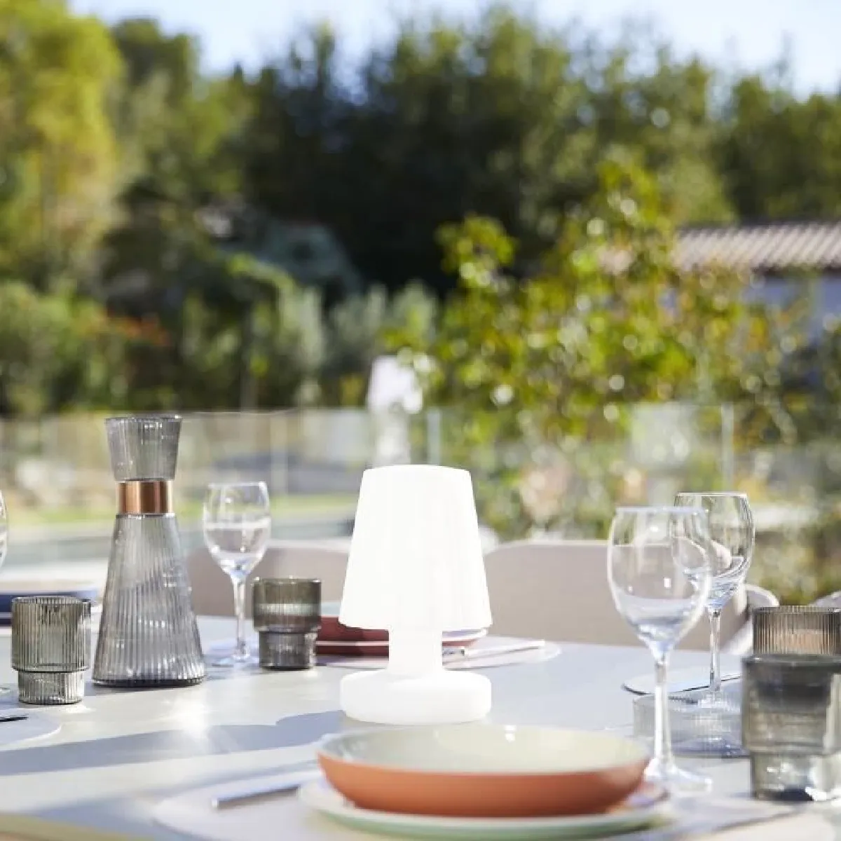 Lumisky lampe à poser LED - Blanc Lumisky lampe à poser LED - Blanc