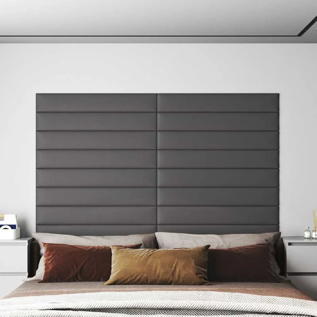 vidaXL Panneaux muraux 90x15 cm - vue 5