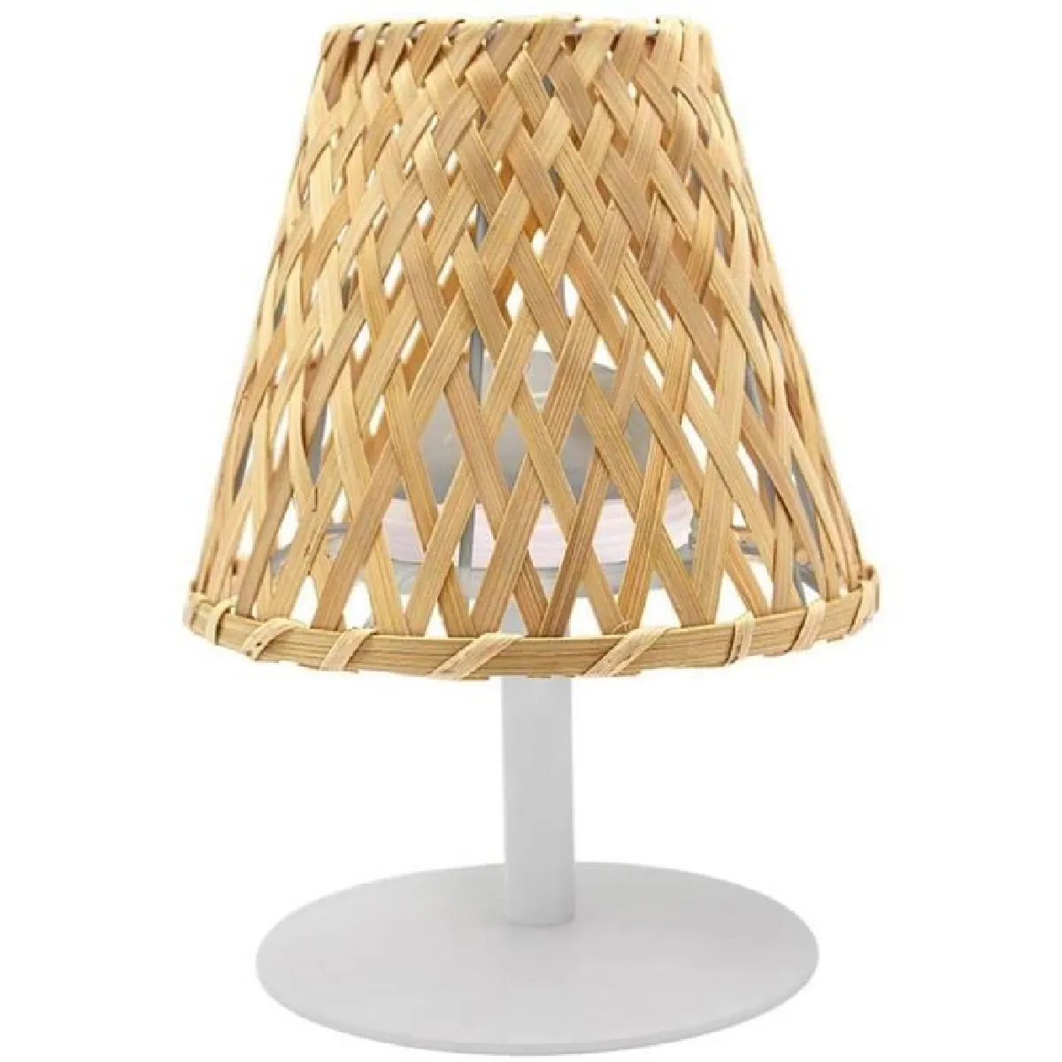 Lumisky Lampe à poser bambou - Blanc