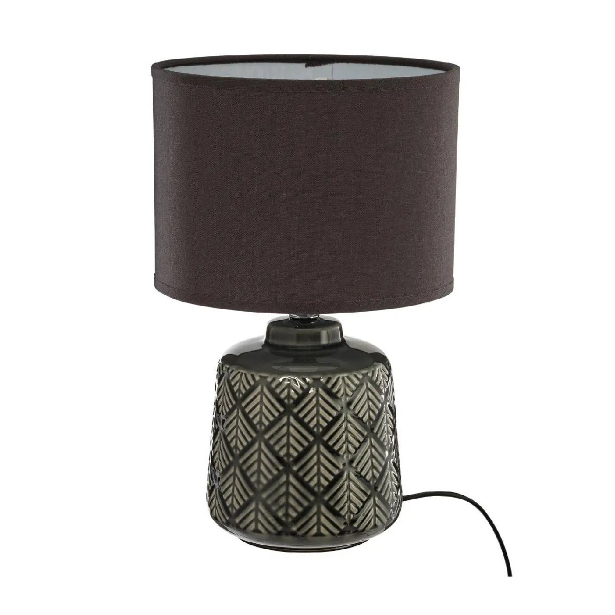 Atmosphera Lampe à poser Ilou - Gris Atmosphera Lampe à poser Ilou - Gris