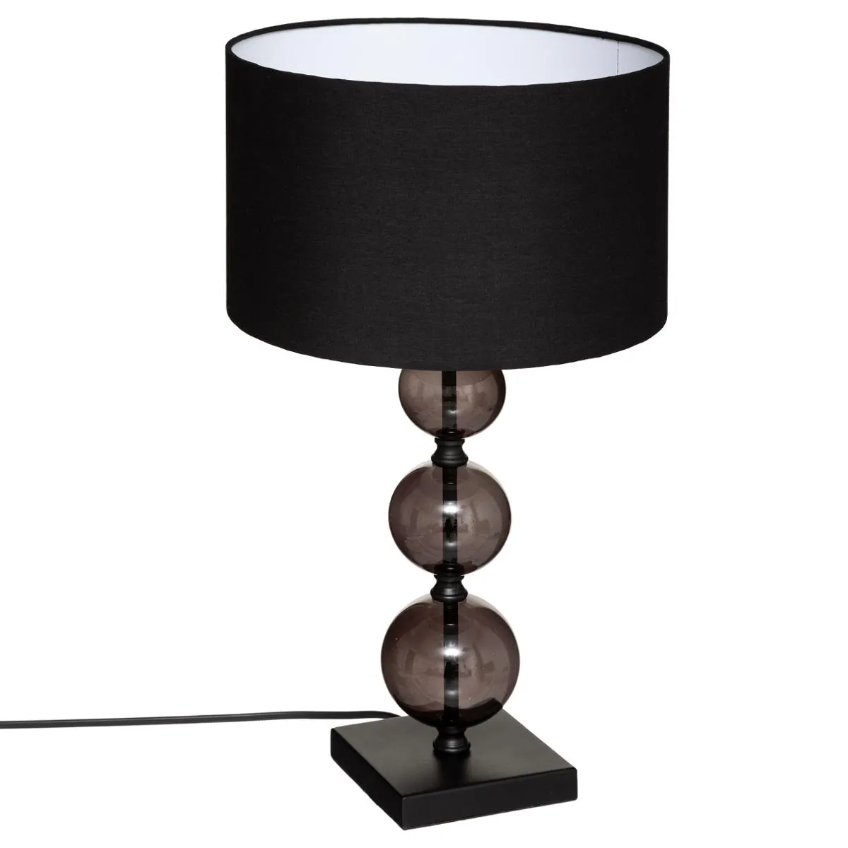 Atmosphera Noir Lampe À Poser Alma