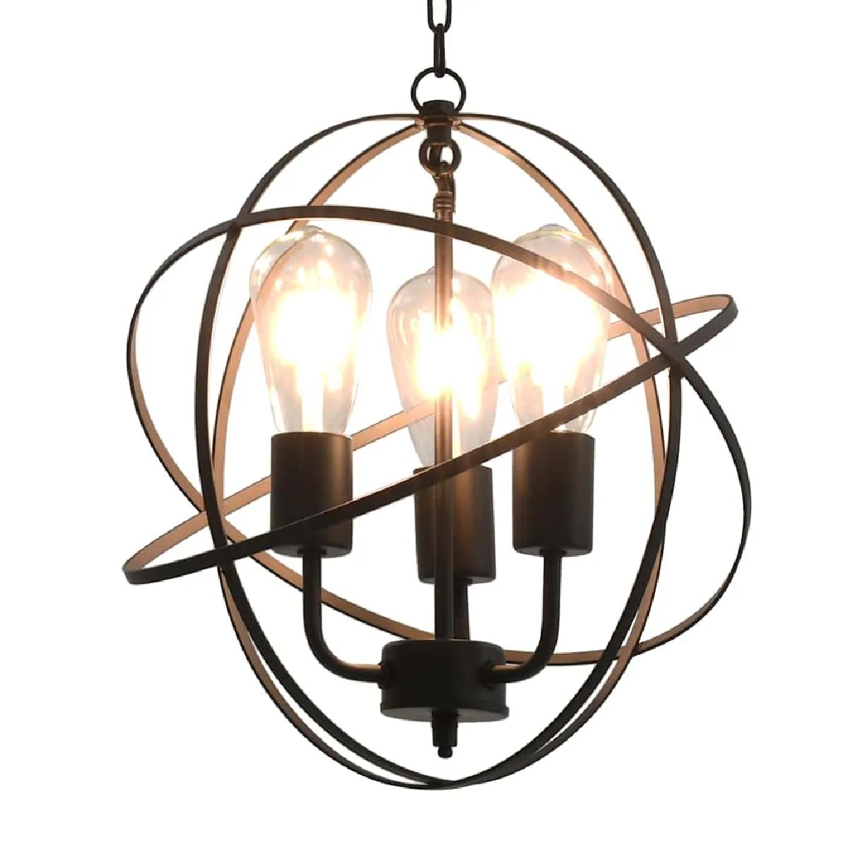 vidaXL Lampe Suspendue Sphère - Noir vidaXL Lampe Suspendue Sphère - Noir