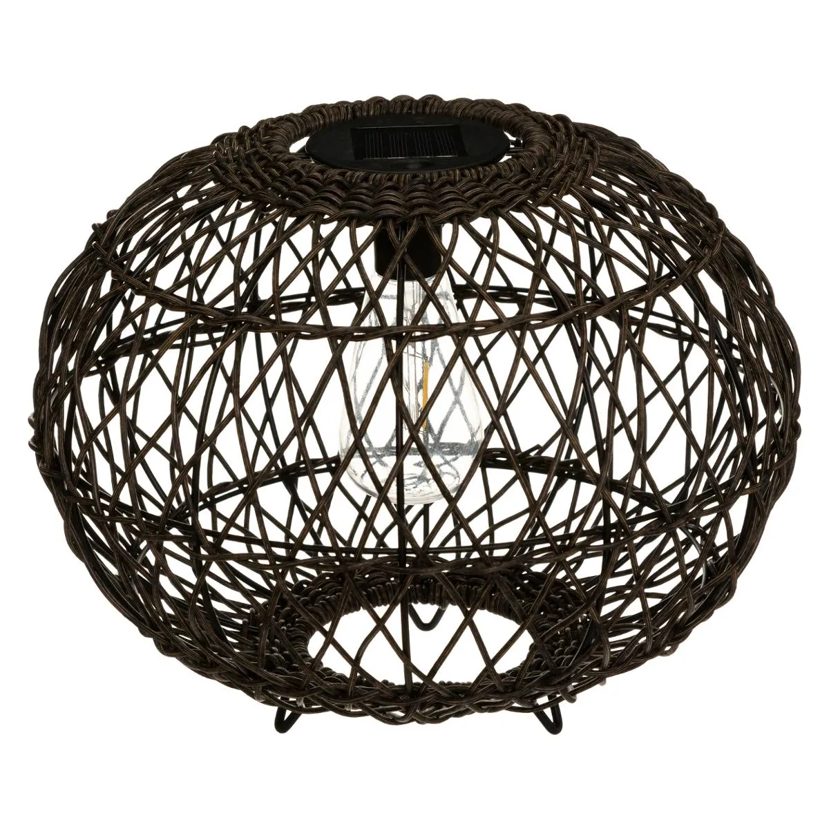 Atmosphera Marron Lampe Boule Solaire