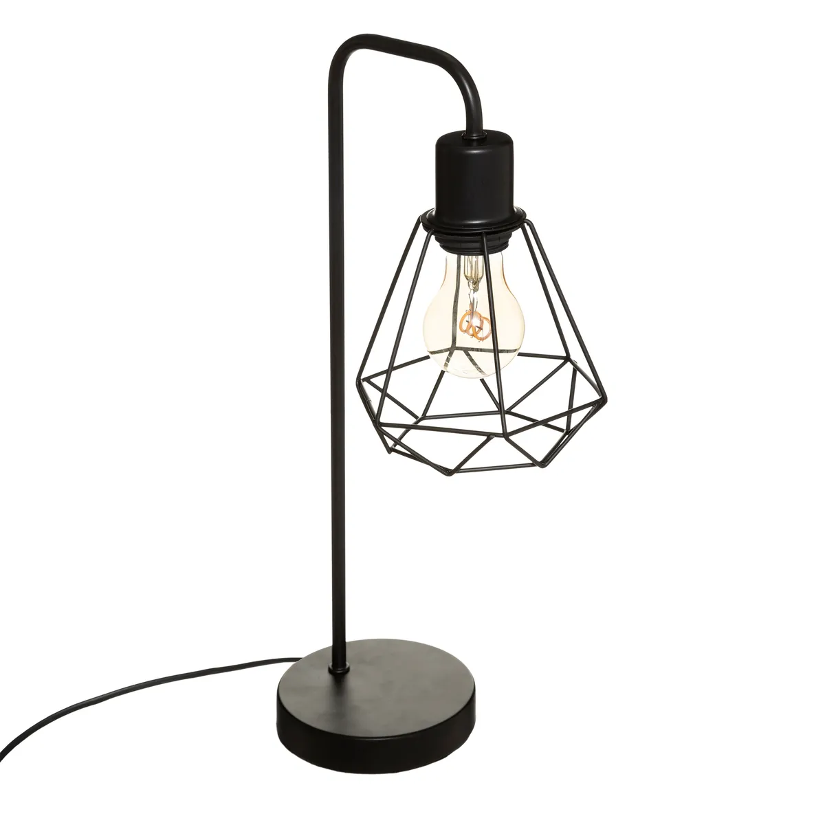 Atmosphera Noir Lampe À Poser Flave