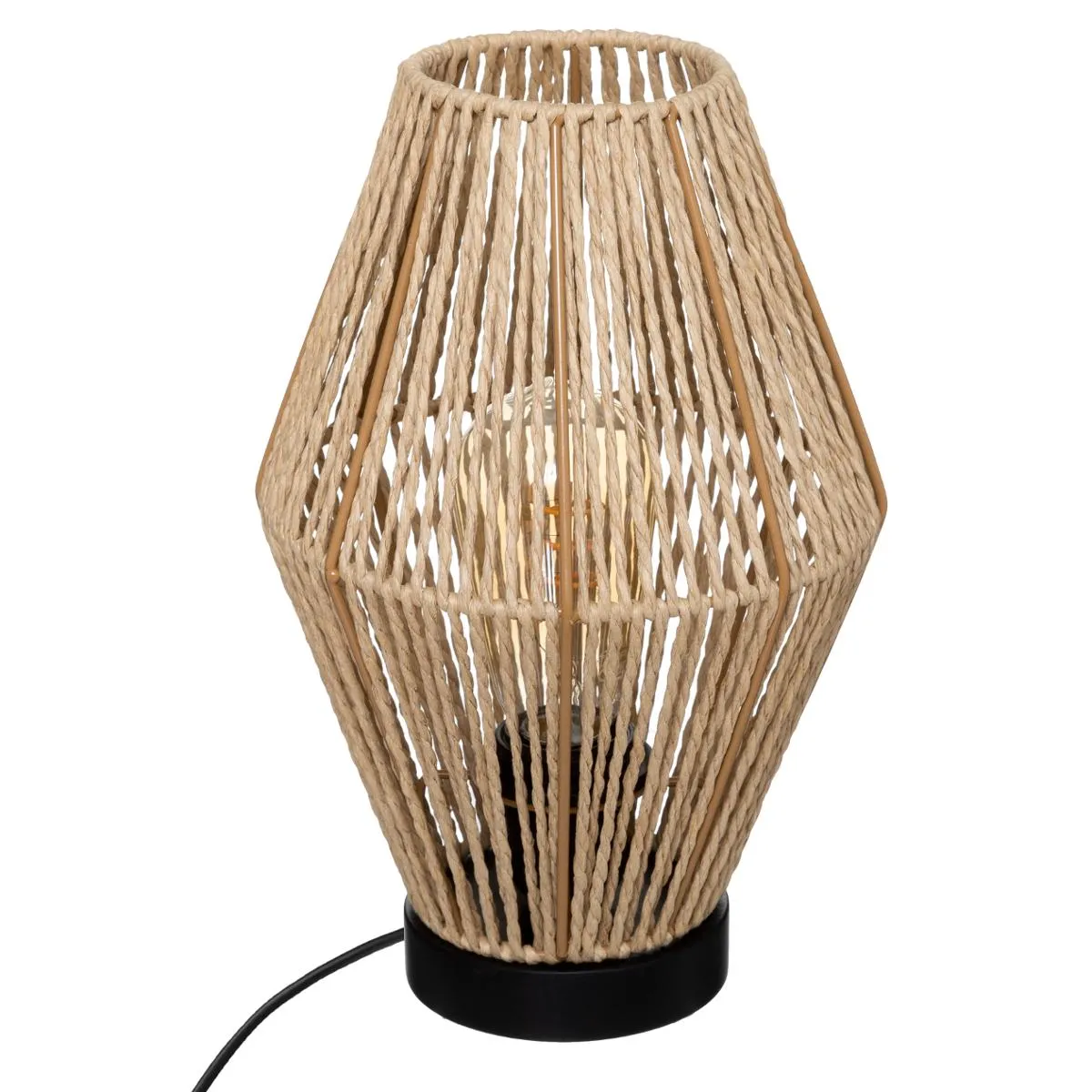 Atmosphera Beige Lampe À Poser Aissa