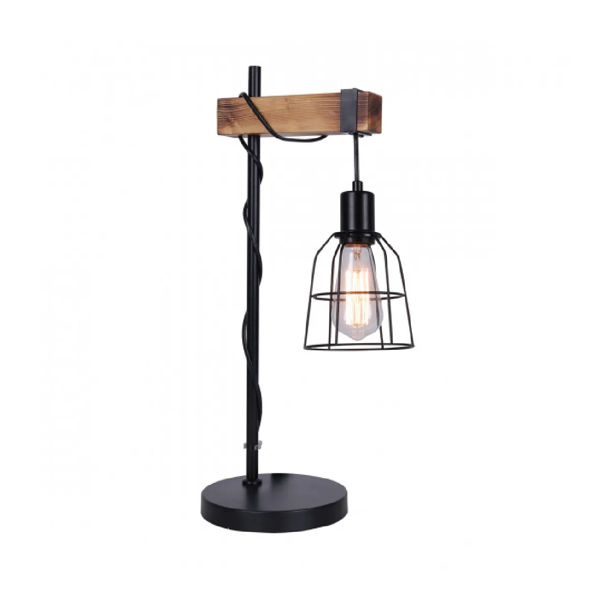LUMINAIRE CENTER Lampe de bureau industrielle et r&eacute;tro Ponte Noir - Noir