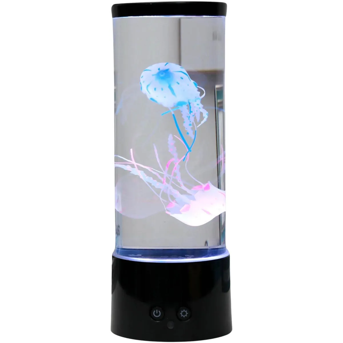 Itotal Lampe Médusa Avec Télécommande 28 Cm - Transparent - Verre - Image 3