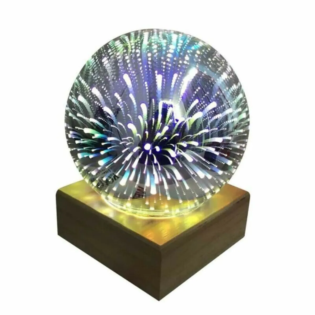 Lampe papillon 3D LED - Blanc