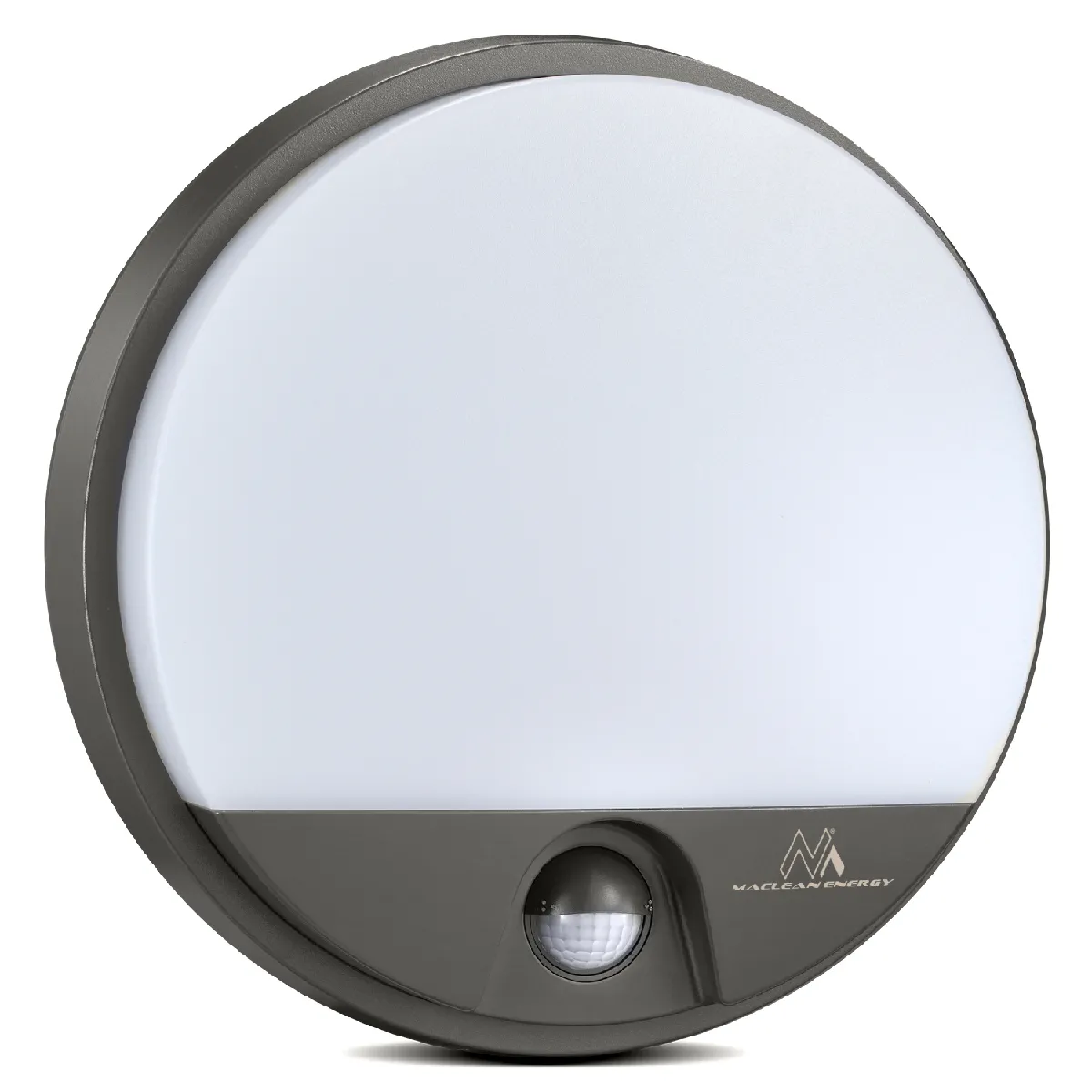 Maclean Noir Lampe Murale Led Avec Capteur –