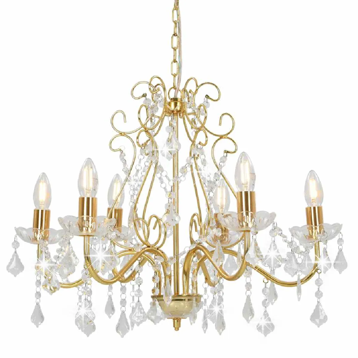 VidaXL Lustre Cristal - vue 2