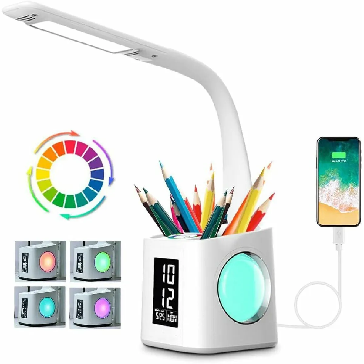 Vendos85 Lampe de bureau LED connectée - Blanc Vendos85 Lampe de bureau LED connectée - Blanc