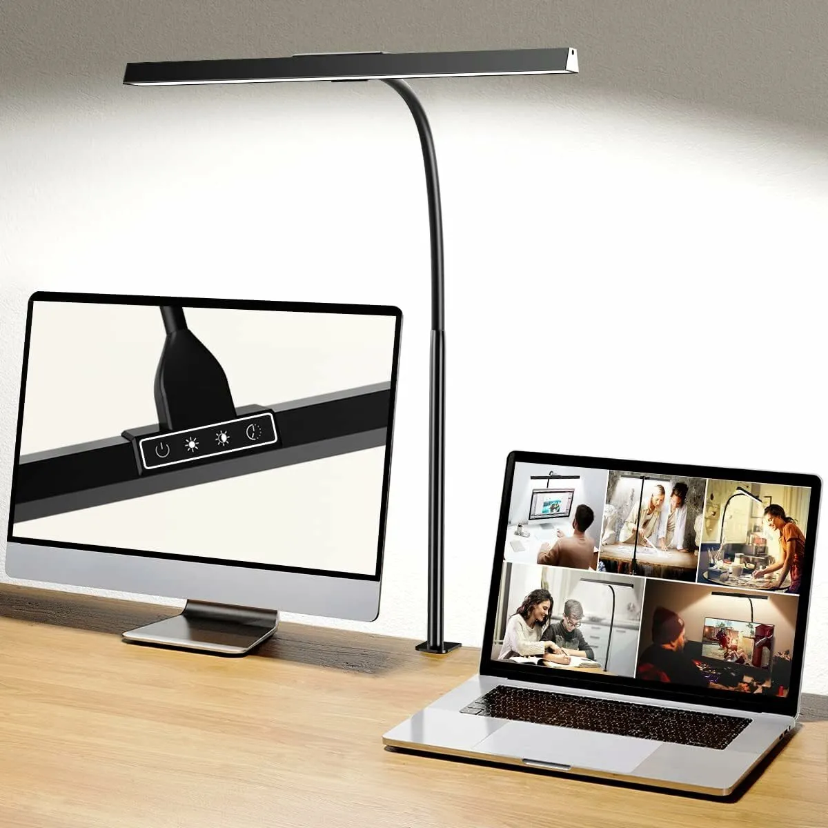 Vendos85 Lampe de bureau Leon - Noir Vendos85 Lampe de bureau Leon - Noir