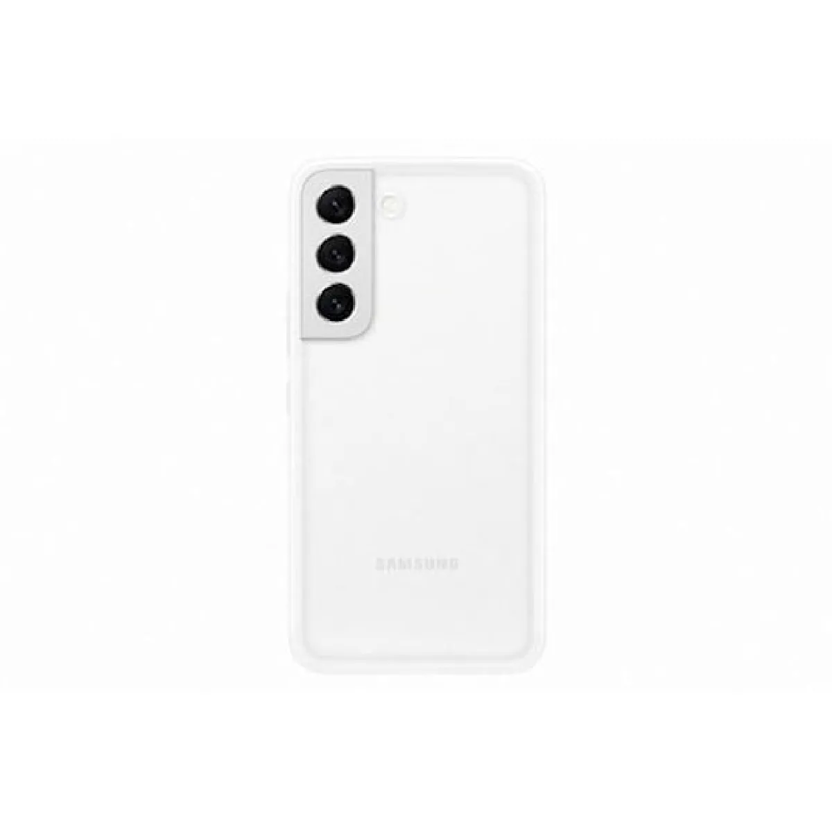 Samsung Coque Bumper pour Galaxy S22 - Blanc