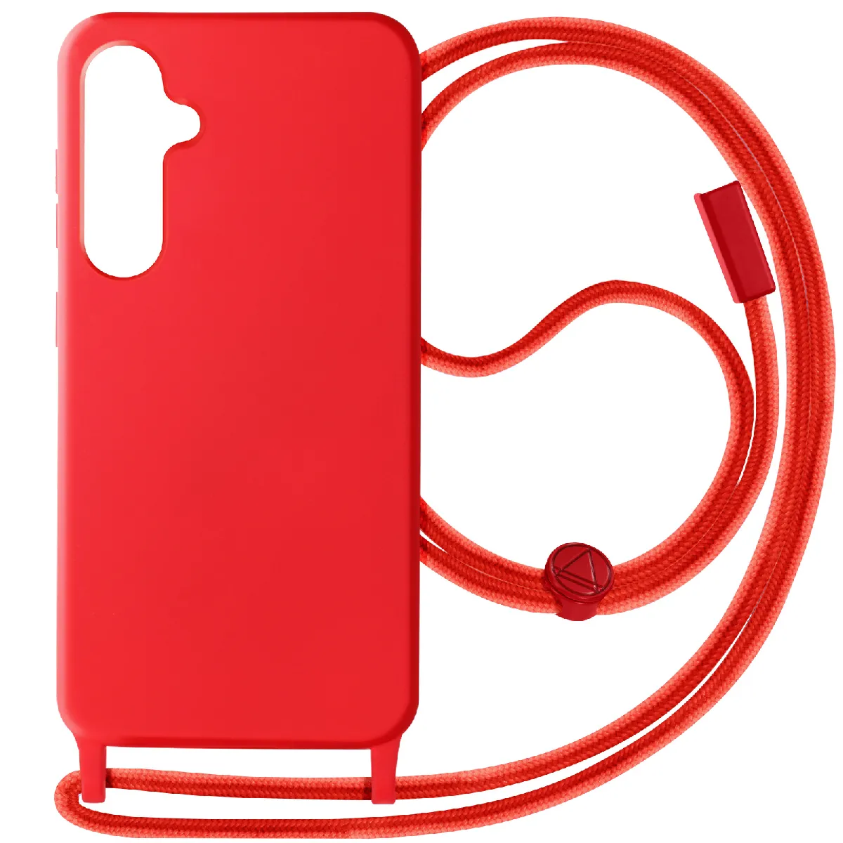 Avizar Rouge Coque Cordon Semi-Rigide Pour Samsung Galaxy S23 Fe