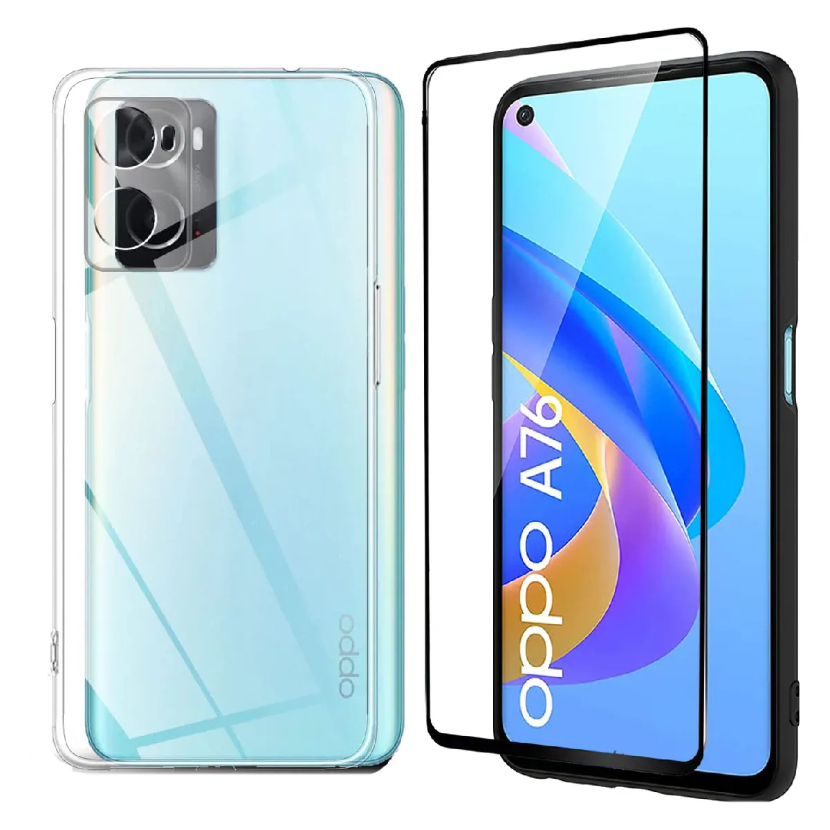 Xeptio Coque Tpu Et Vitre Pour Oppo A76/A96