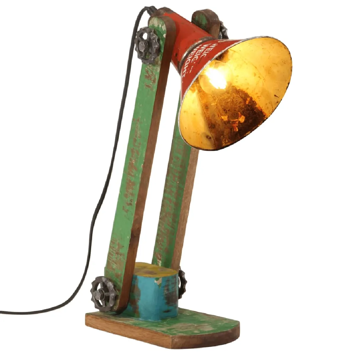 VidaXL Lampe de bureau mélange des couleurs