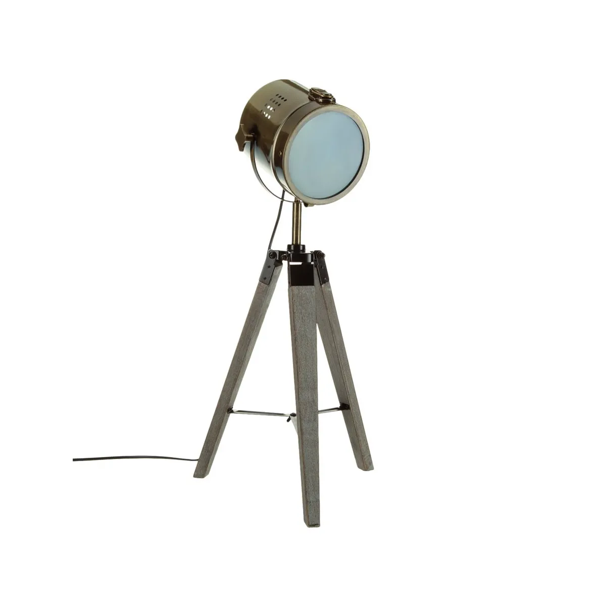 Atmosphera Bronze Lampe À Poser Industrielle - Or