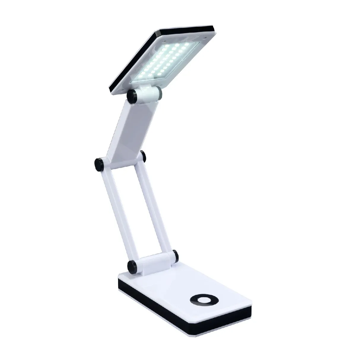 Lampe LED de bureau pliante Oka - H. 24 cm - Blanc Lampe LED de bureau pliante Oka - H. 24 cm - Blanc