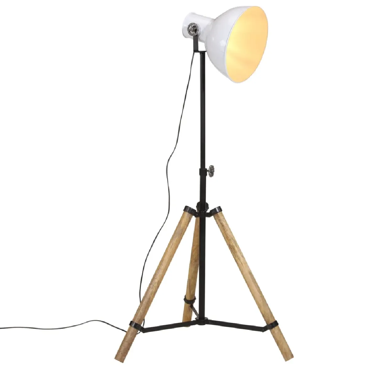 VidaXL Lampadaire Bois de Manguier - vue 3