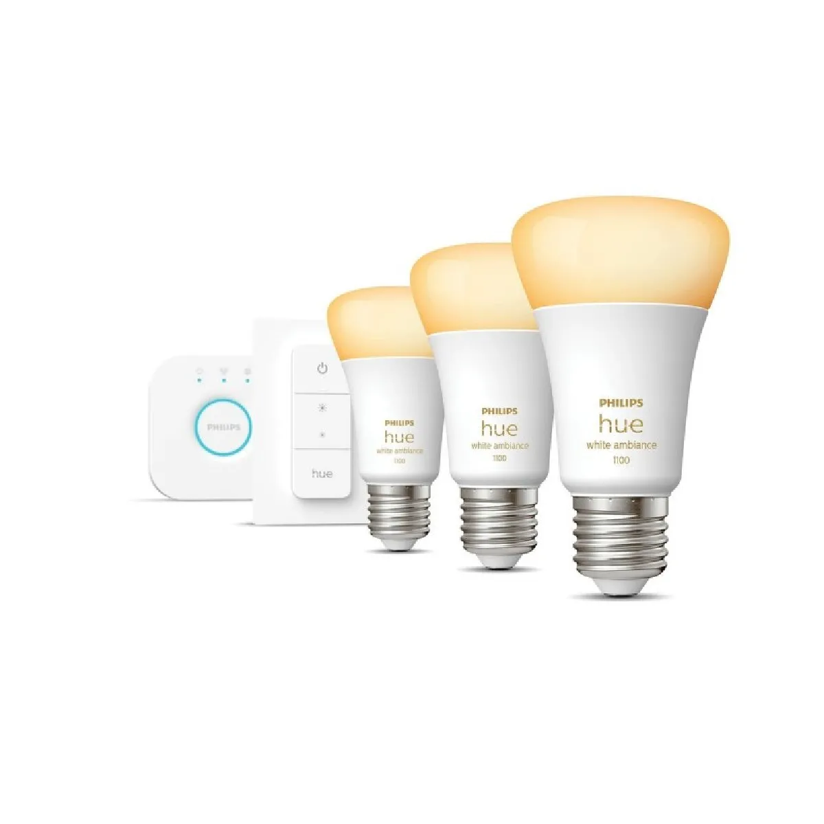 Philips Hue Ambiance Kit de démarrage E27 A60 Bluetooth x 3