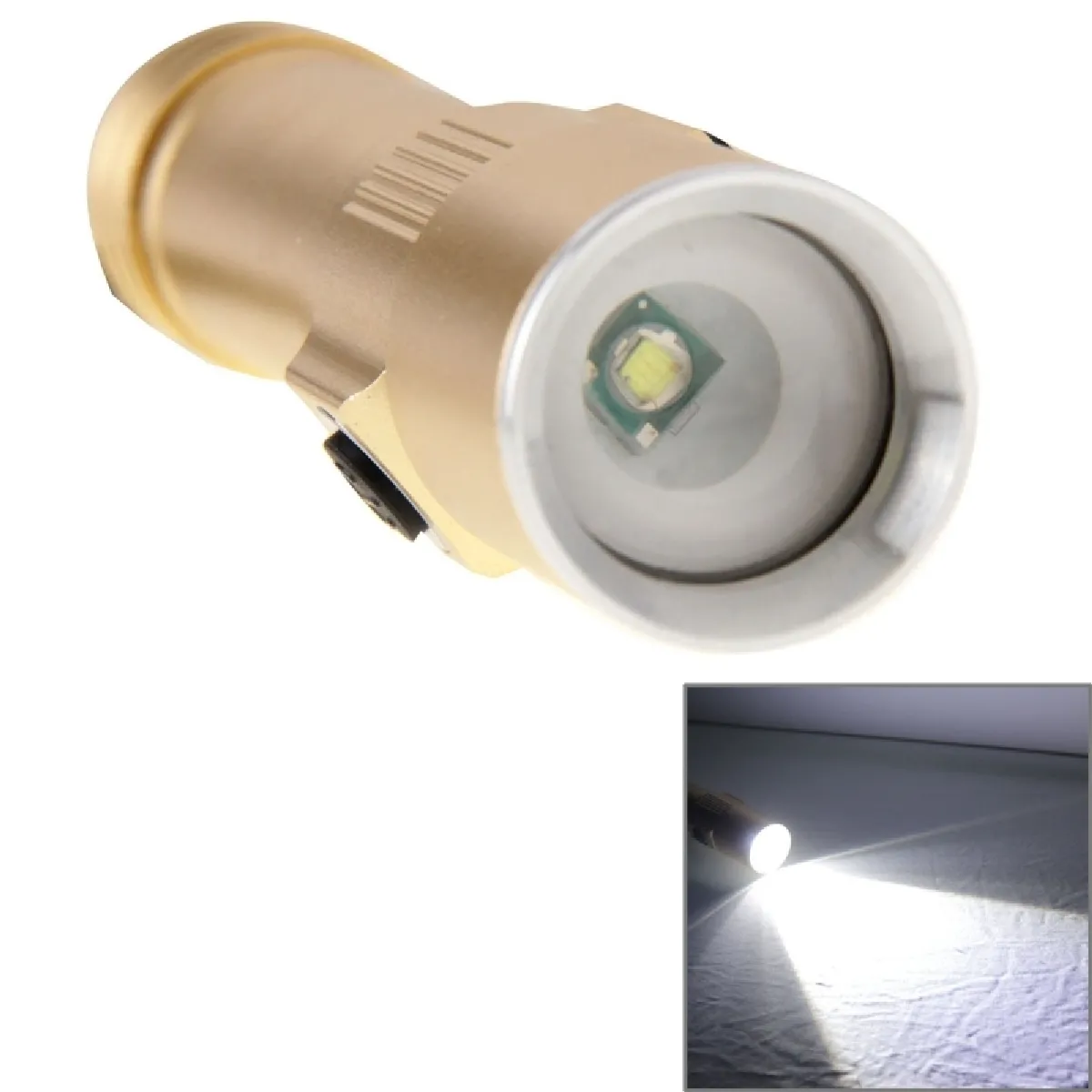 Wewoo - Lampe de poche or rechargeable à 3 modes