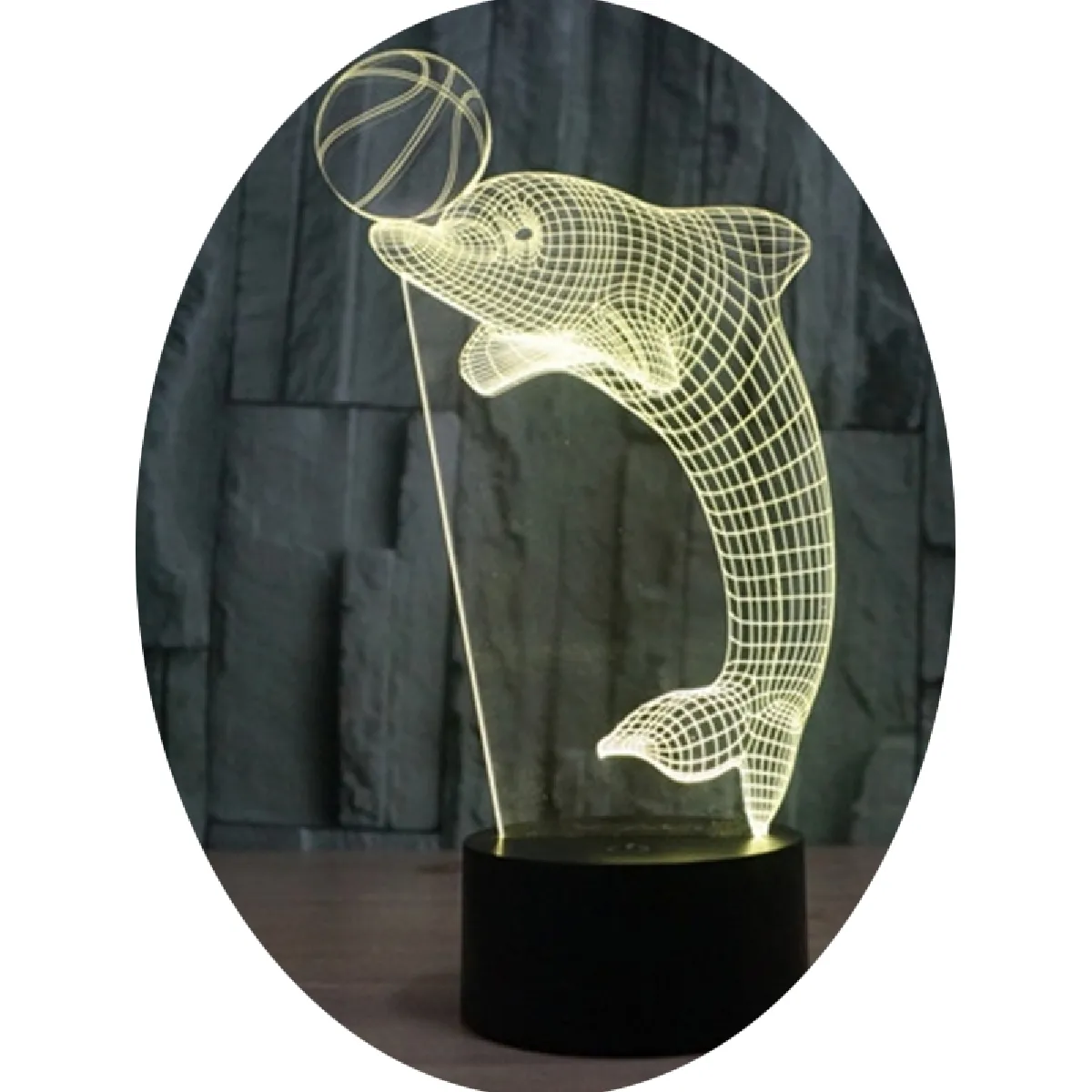 Lampe LED 3D - vue 4