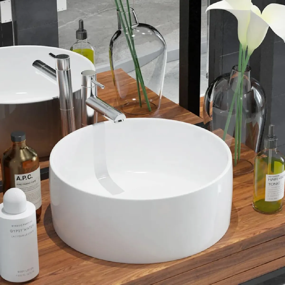 VidaXL Lavabo Rond 40 cm - vue 7