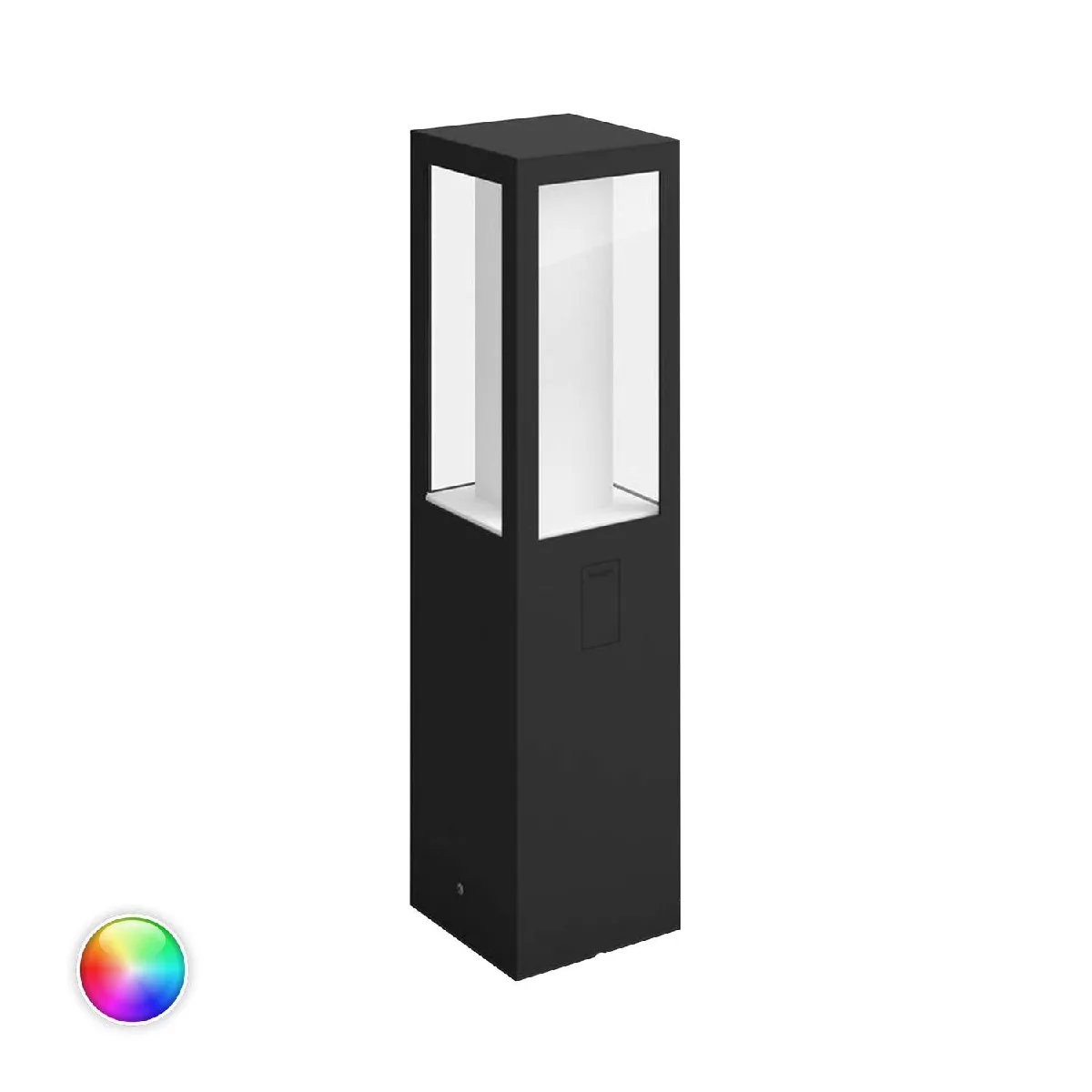 Philips Hue Noir Borne D'éclairage Extérieur Connectée Impress - Kit D'extension 8W - White & Color Ambiance