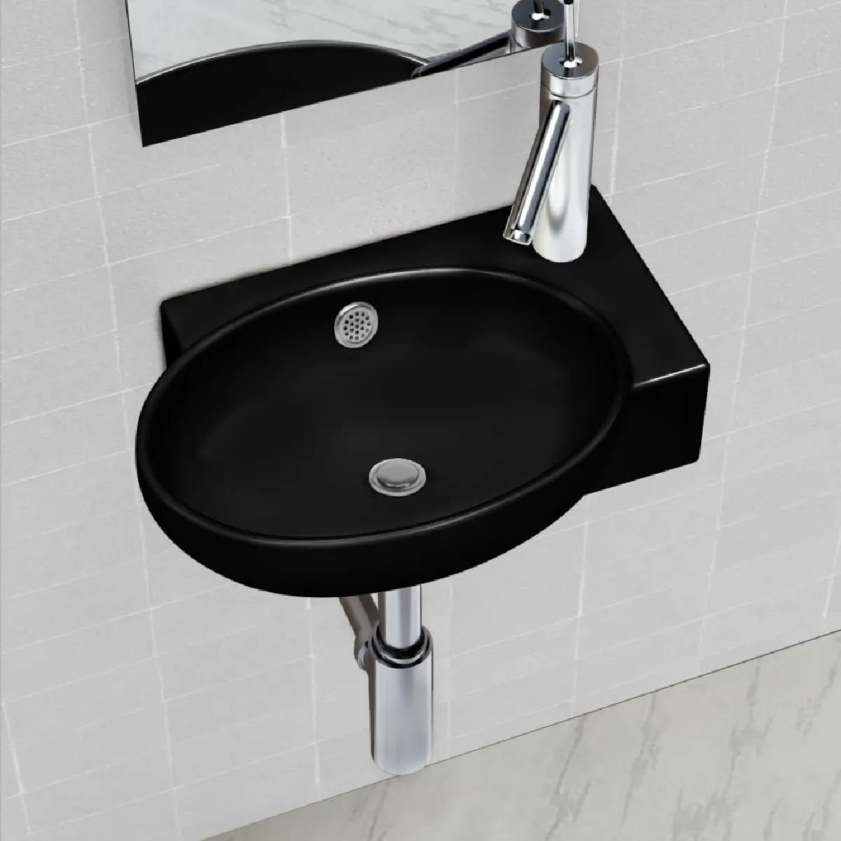 vidaXL Lavabo d'Angle - vue 3