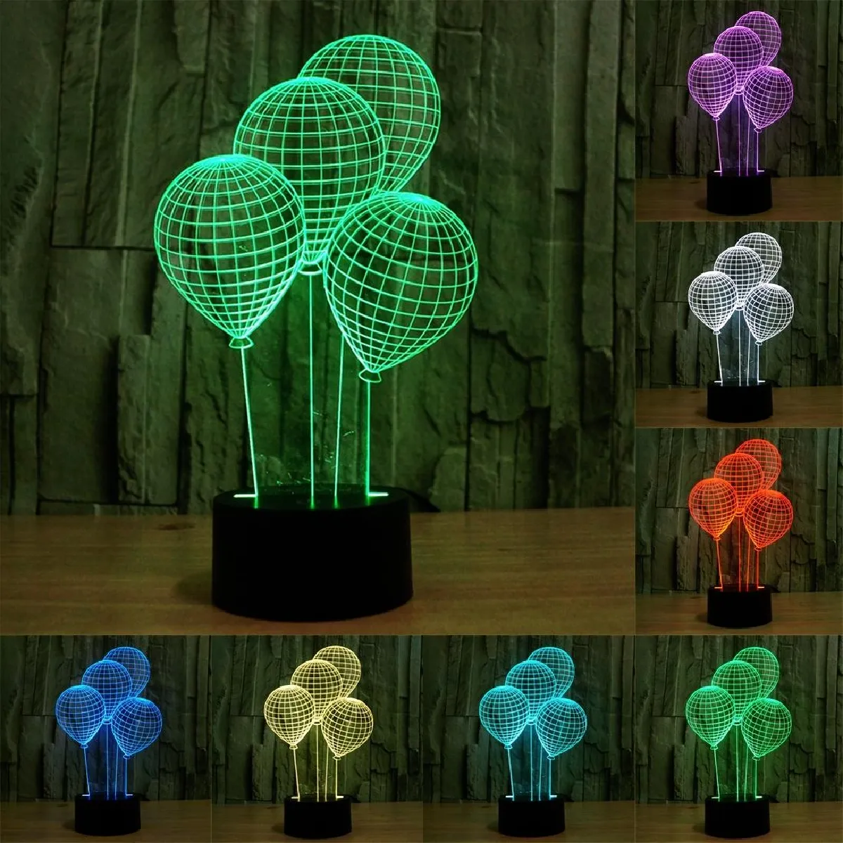 Yonis Lampe décorative 3D ballon - 0,5 W