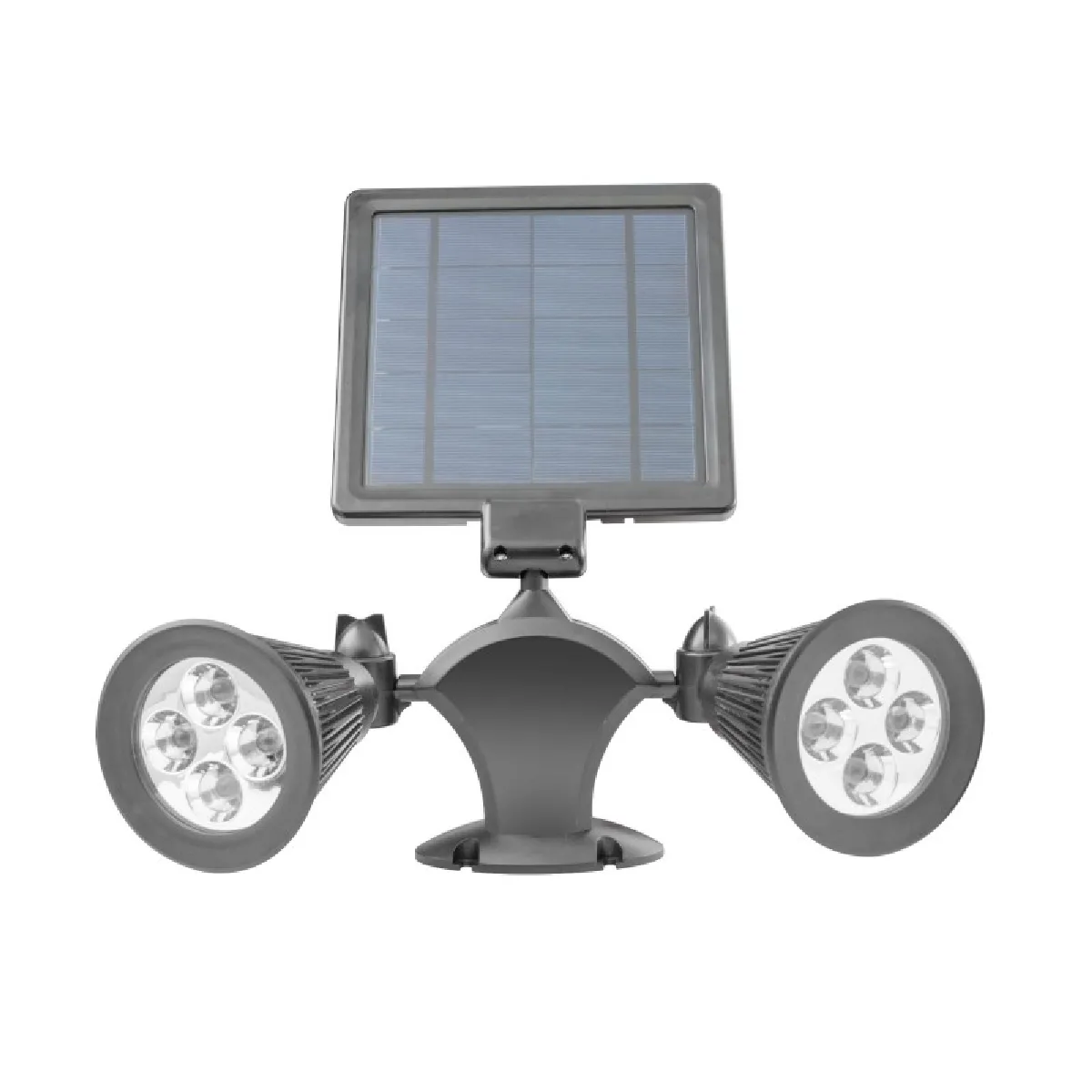 Wi-Light Blanches Projecteur Solaire Led Double L450