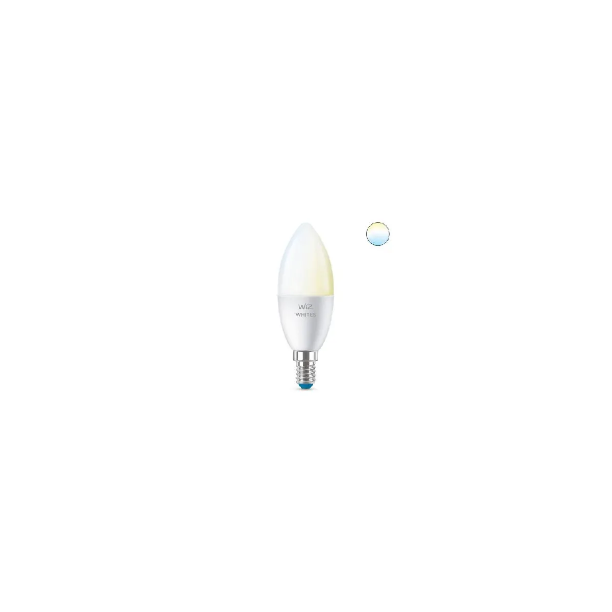 Ledkia Blanc Wiz Ampoule Connectée E14 Flamme Variable