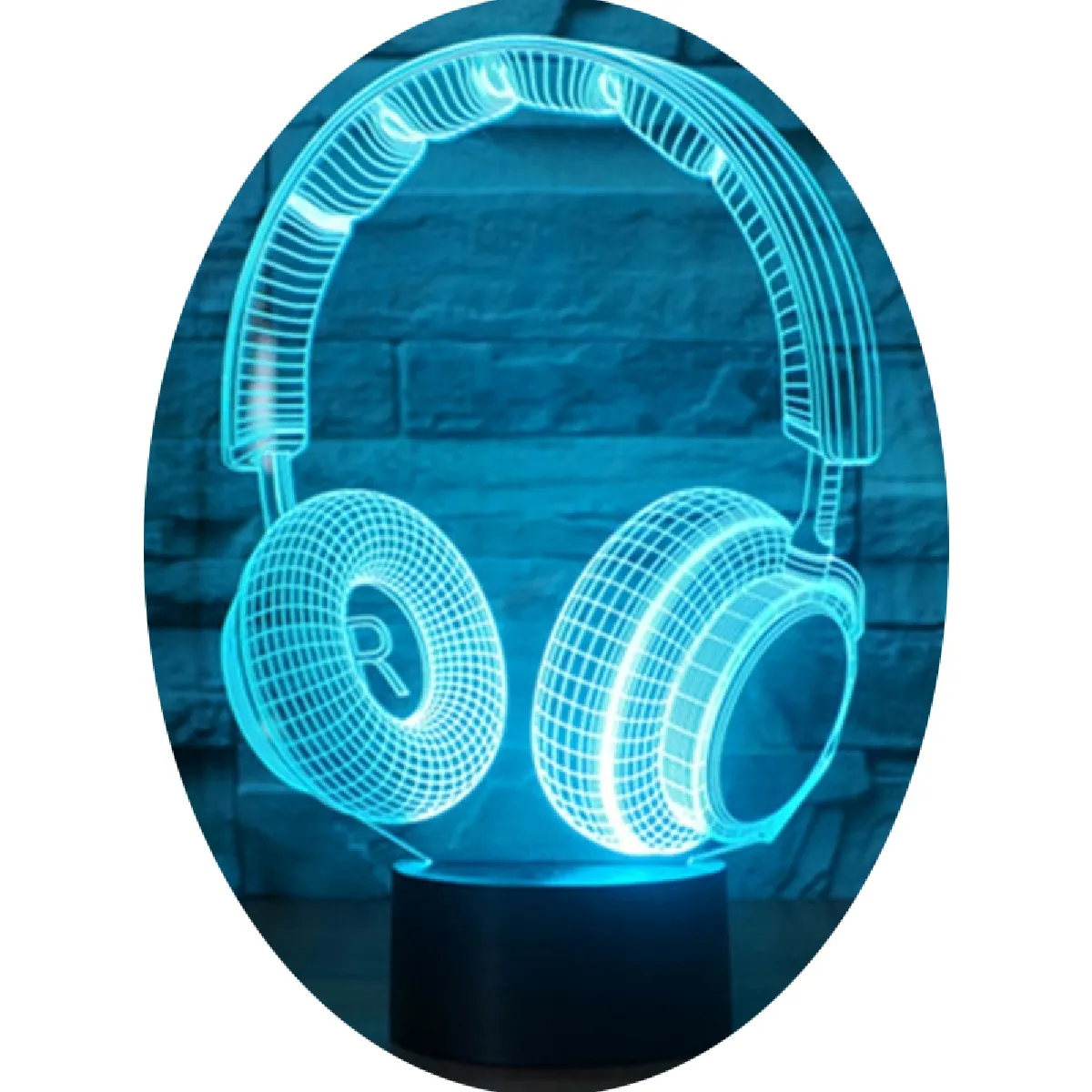 Lampe LED 3D - vue 9