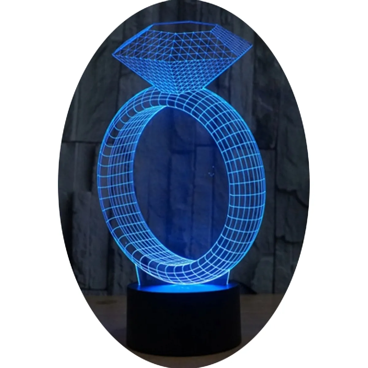 Lampe LED 3D