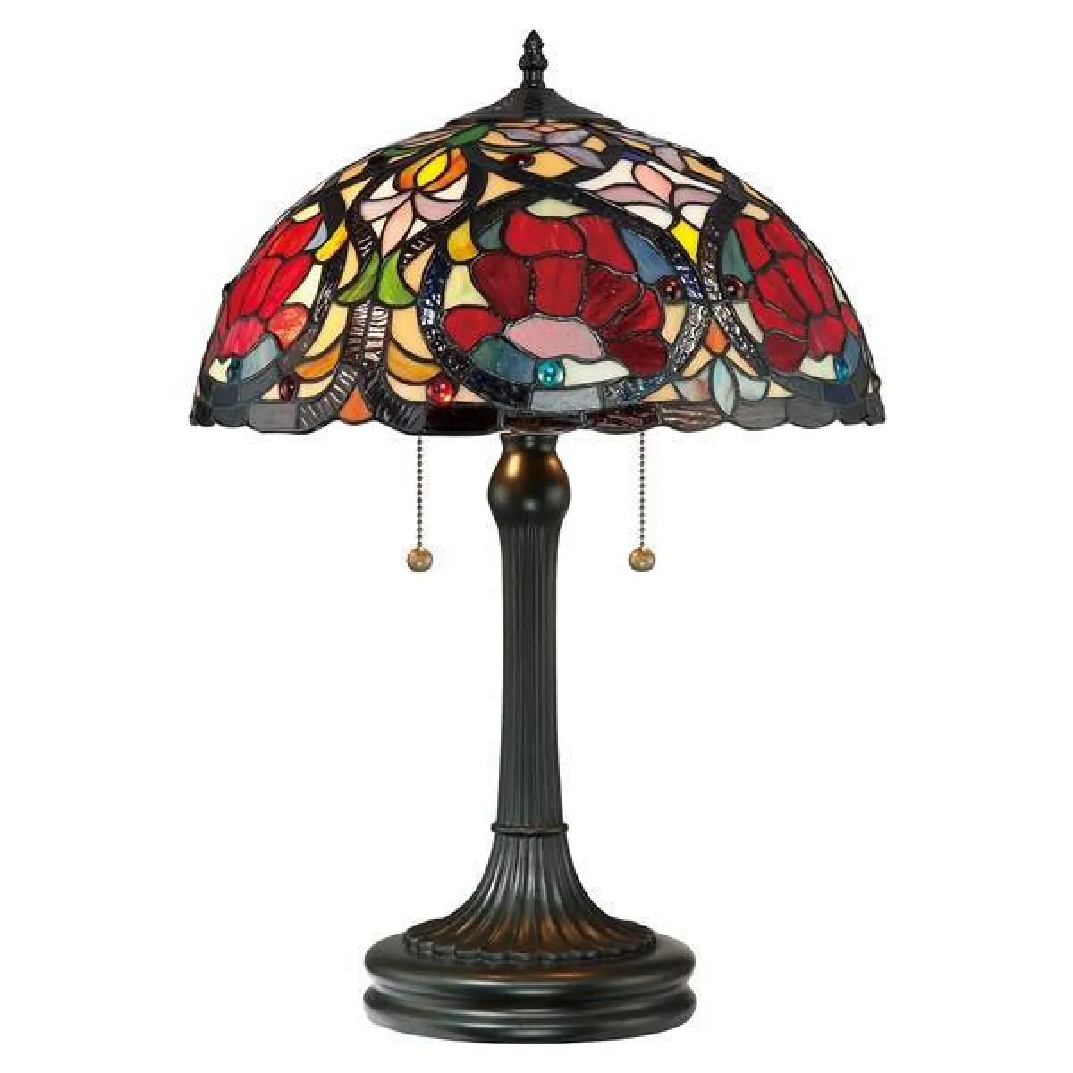 Elstead Lampe à poser Larissa - Multicolore