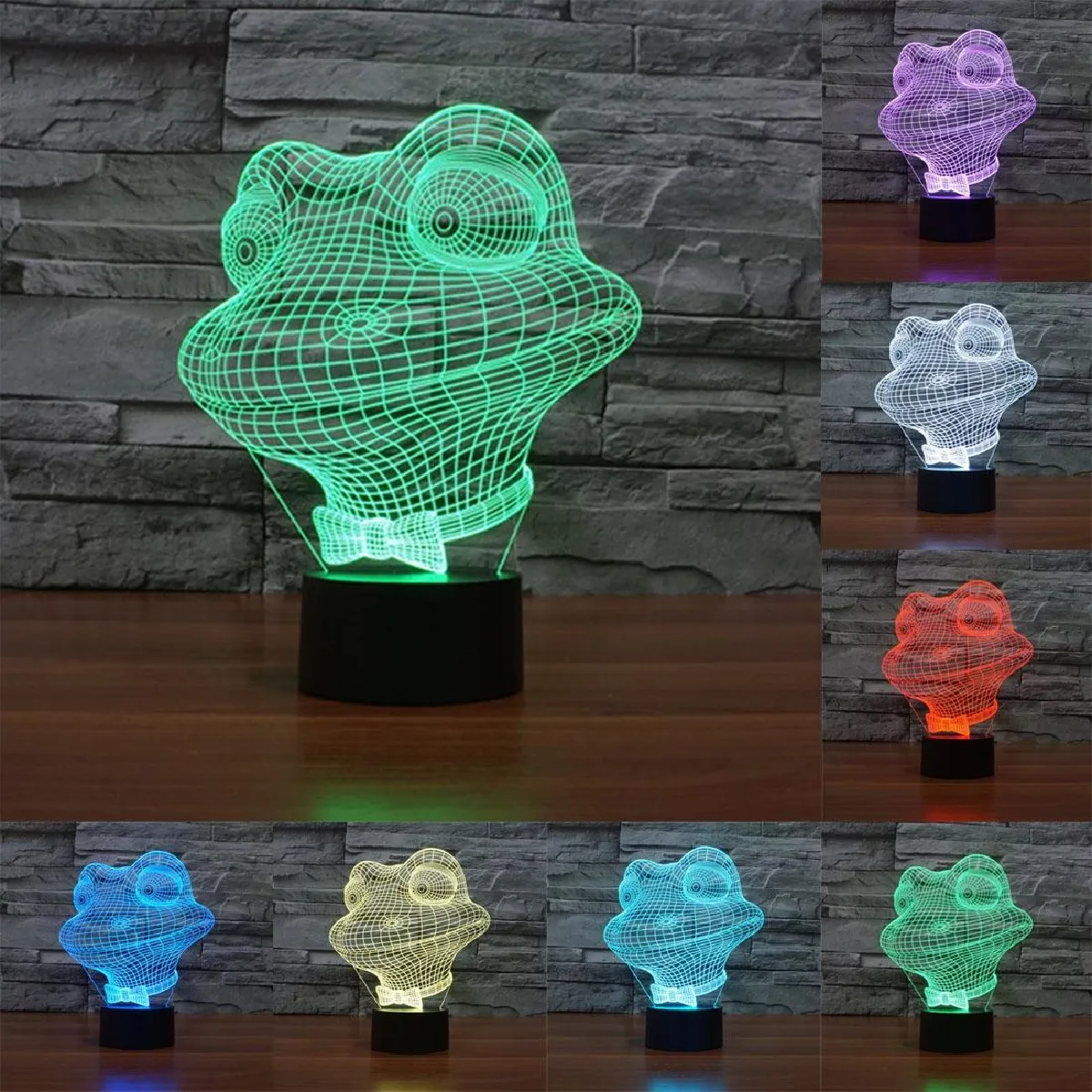 Yonis Lampe LED 3D grenouille - 0,5 W