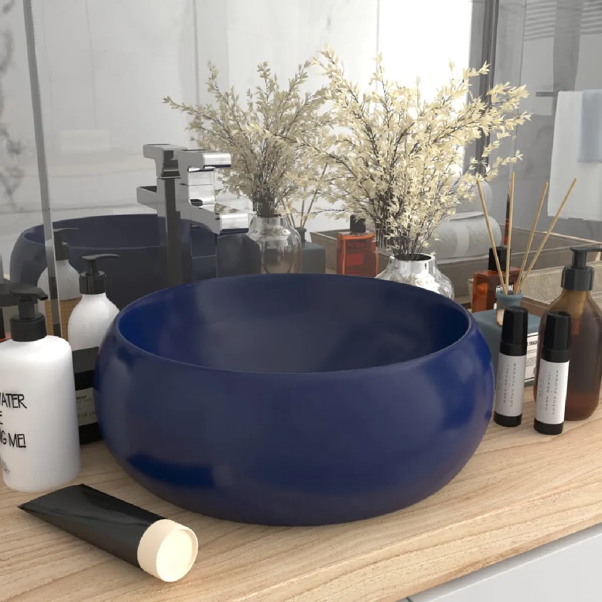 VidaXL Lavabo Rond 40 cm