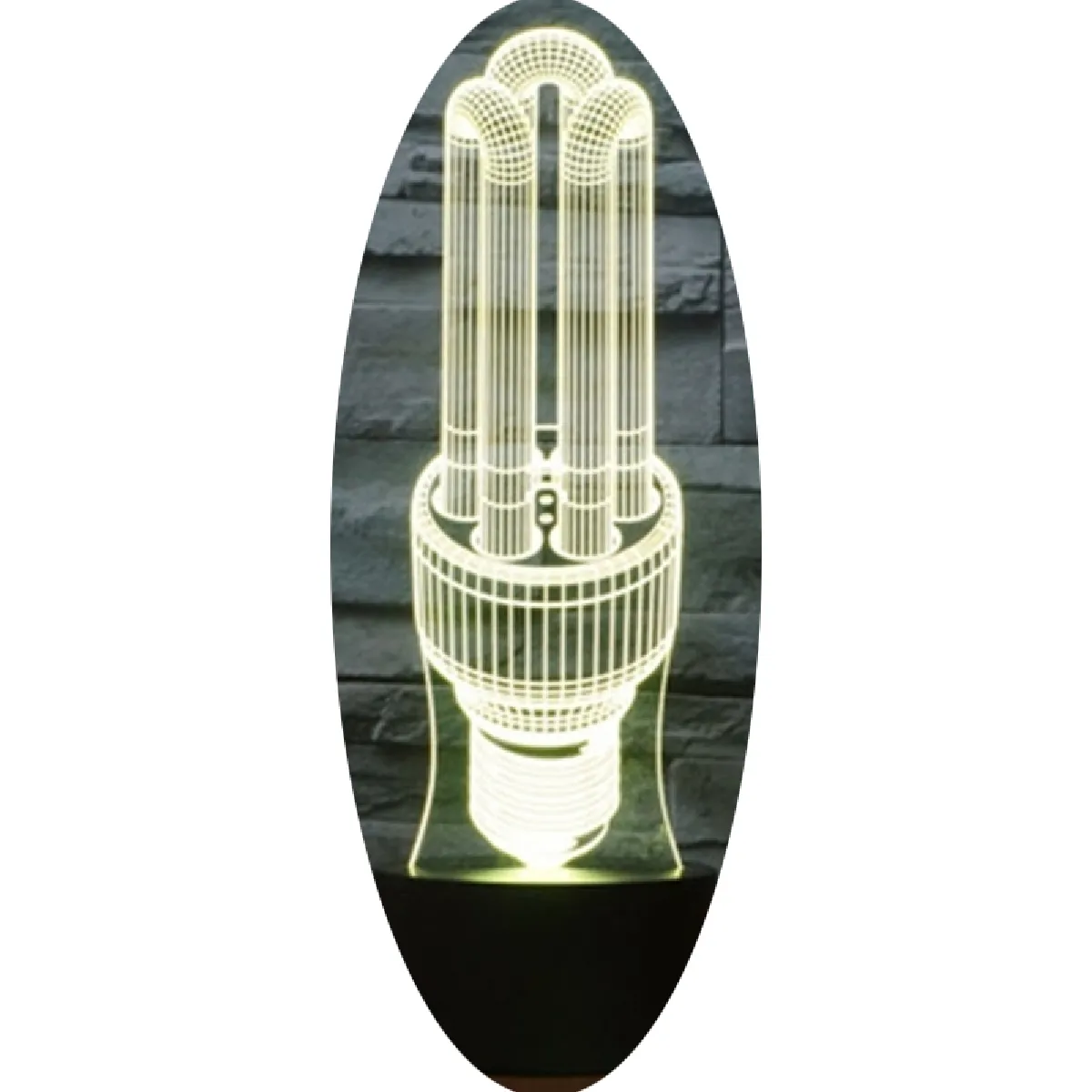 Lampe 3D - vue 3