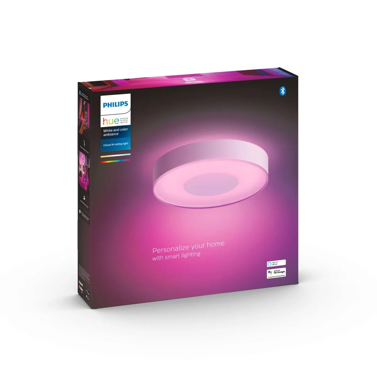 Philips Hue Blanc Plafonnier Connecté Infuse M - White Ambiance