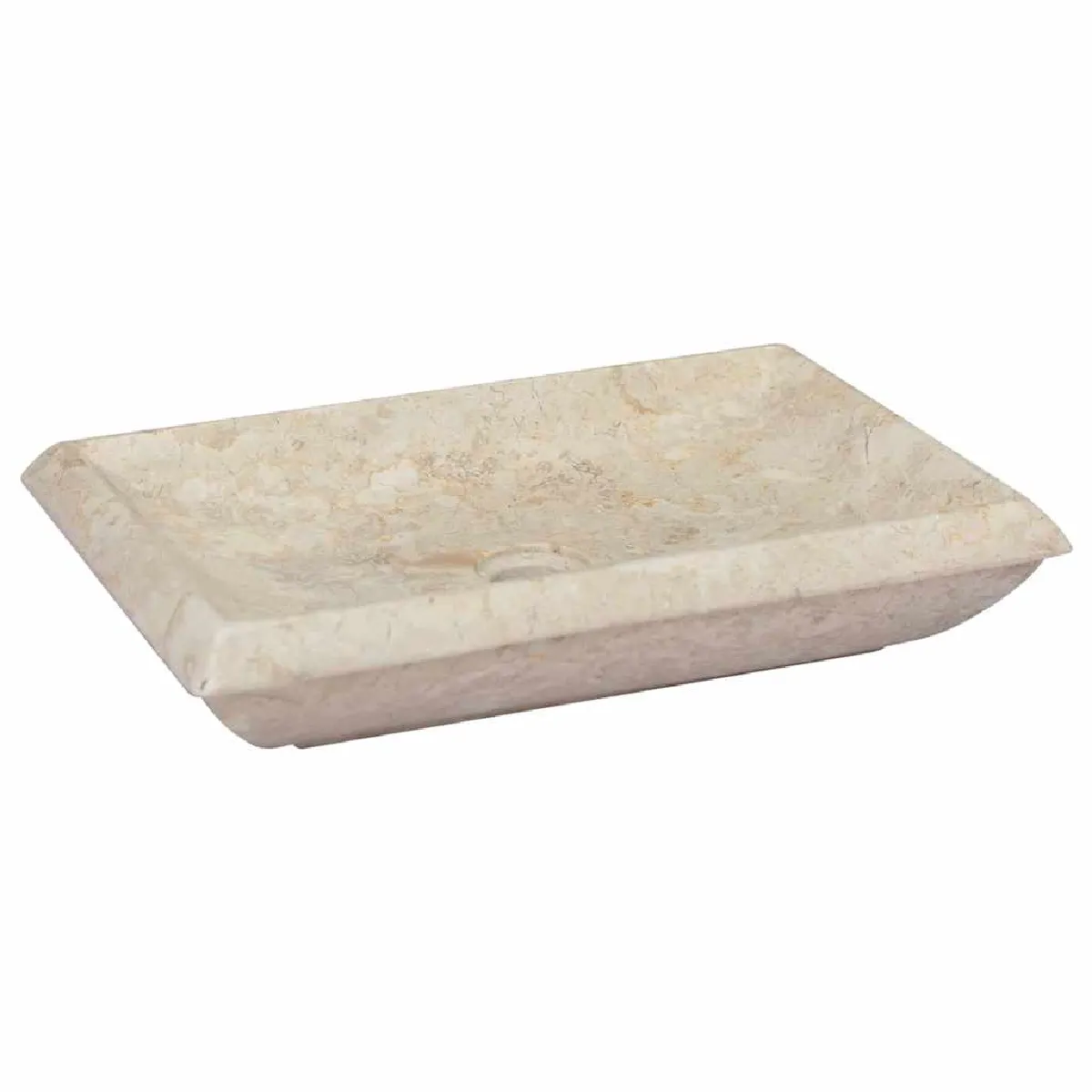 Vidaxl Lavabo Crème 50x35x10 cm